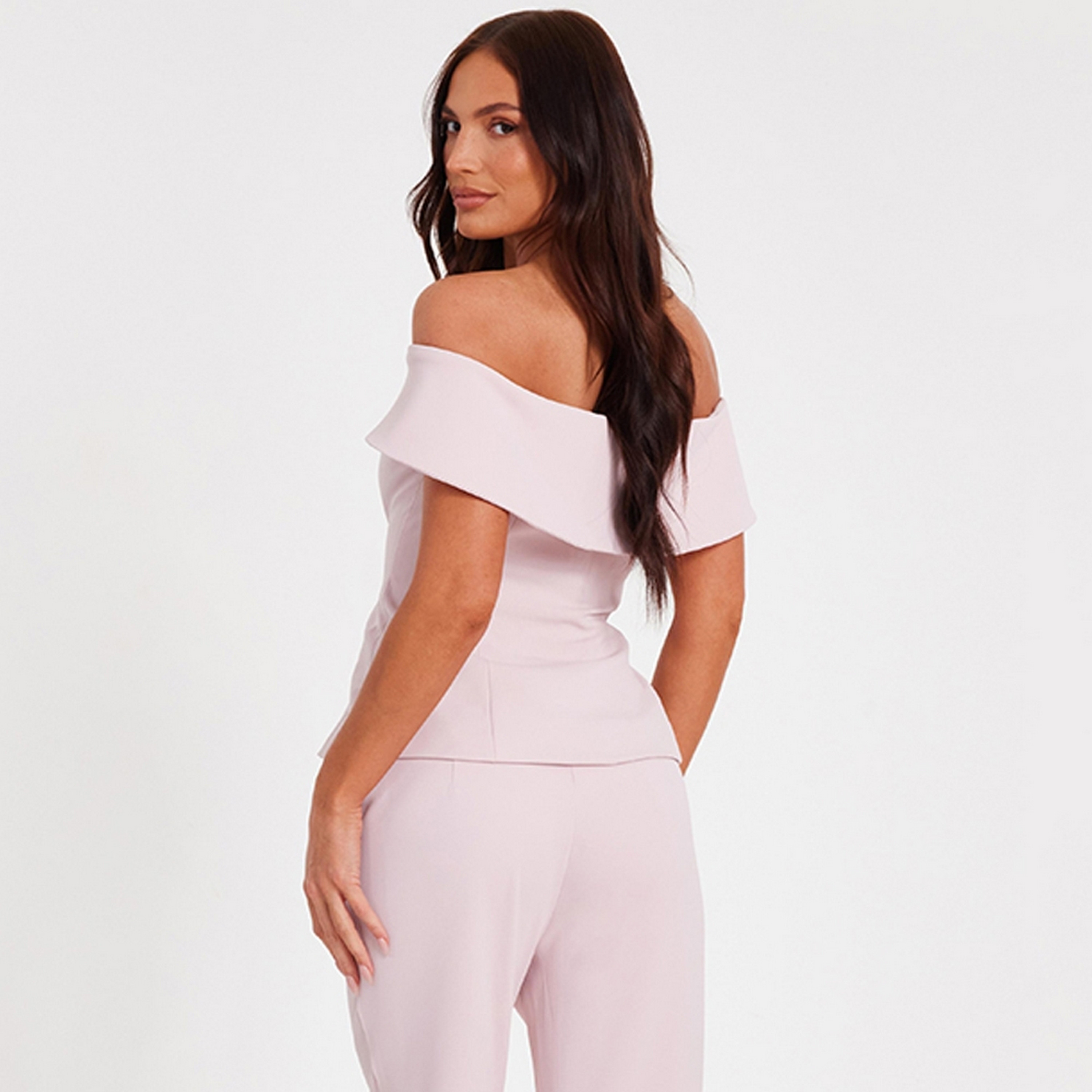 Quiz Bardot Pink Women's Waistcoat-women-winterwear-coatsandjackets-waistcoats-image-3