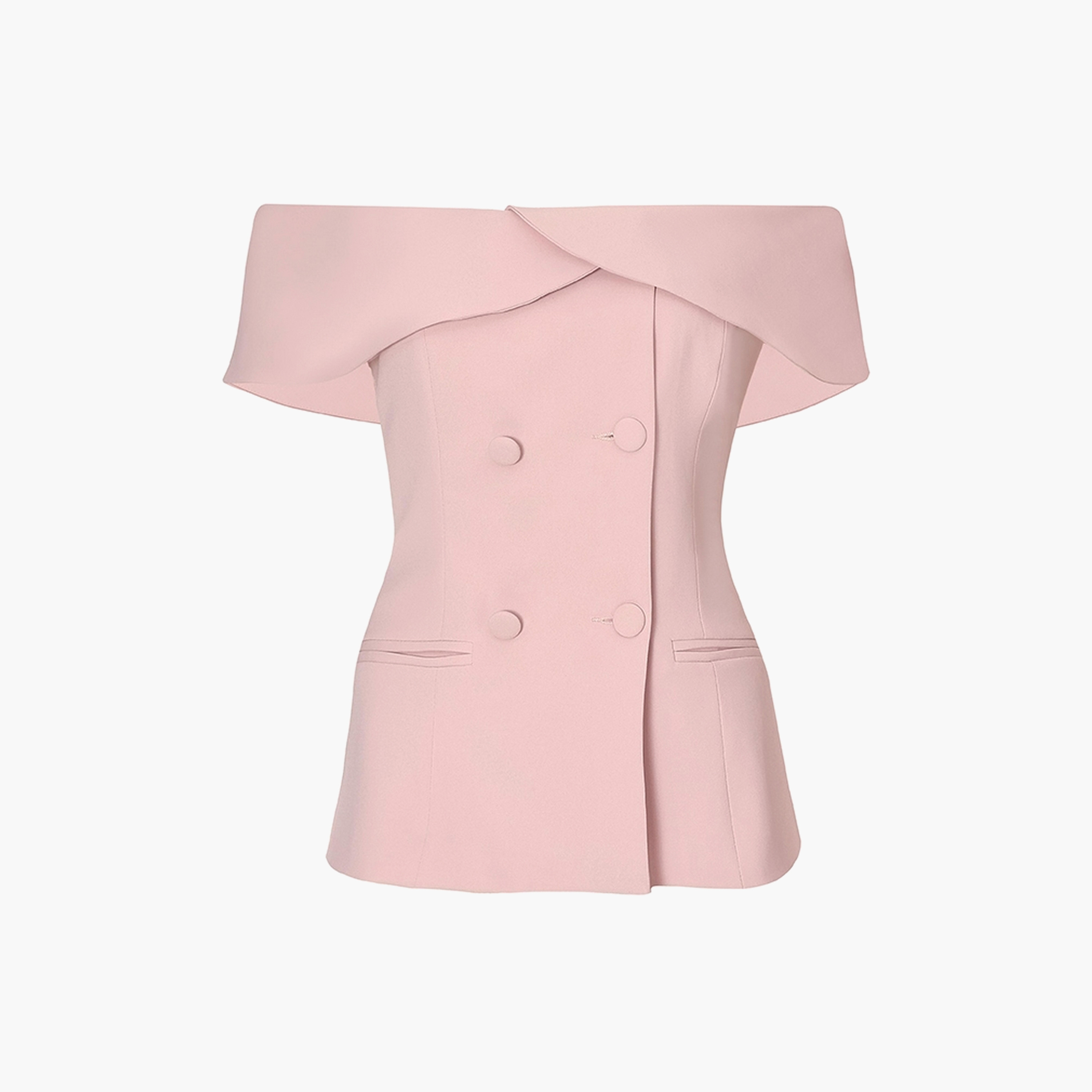 Quiz Bardot Pink Women's Waistcoat-women-winterwear-coatsandjackets-waistcoats-image-5