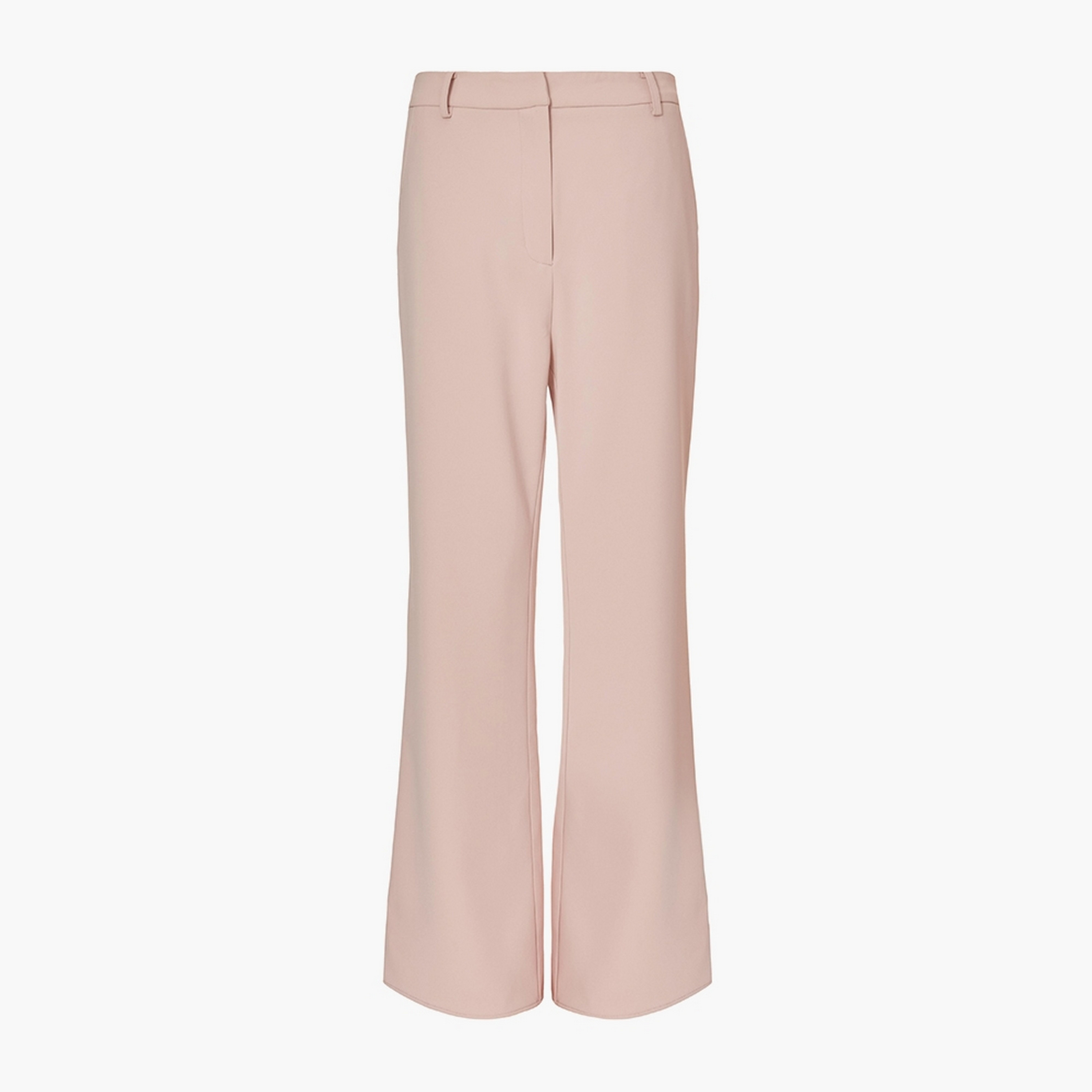 بنطلون نسائي وردي بقصة مستقيمة من كويز.-women-clothing-bottoms-trousers-image-4