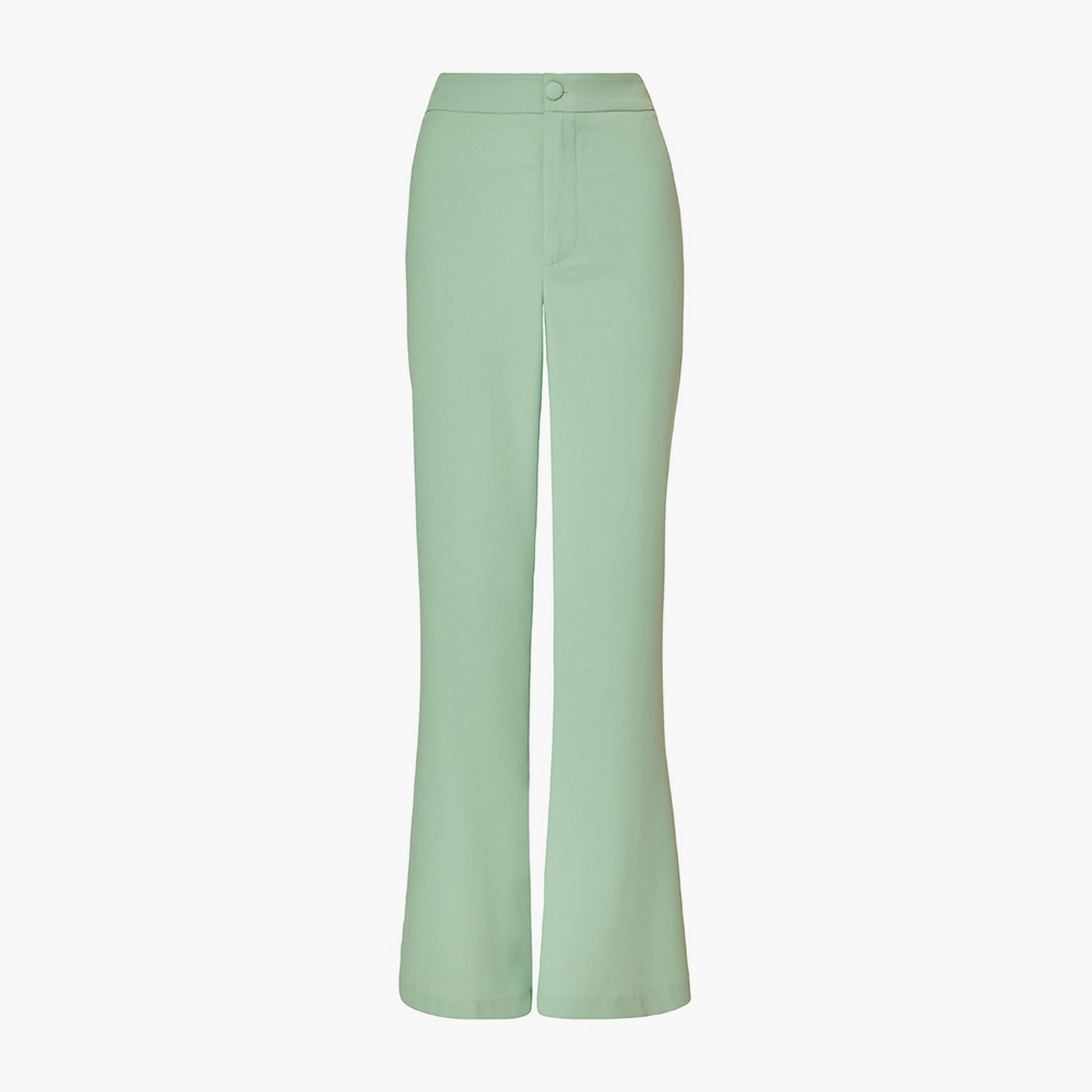 Quiz Green Flared Women's Trousers-women-clothing-bottoms-trousers-image-5