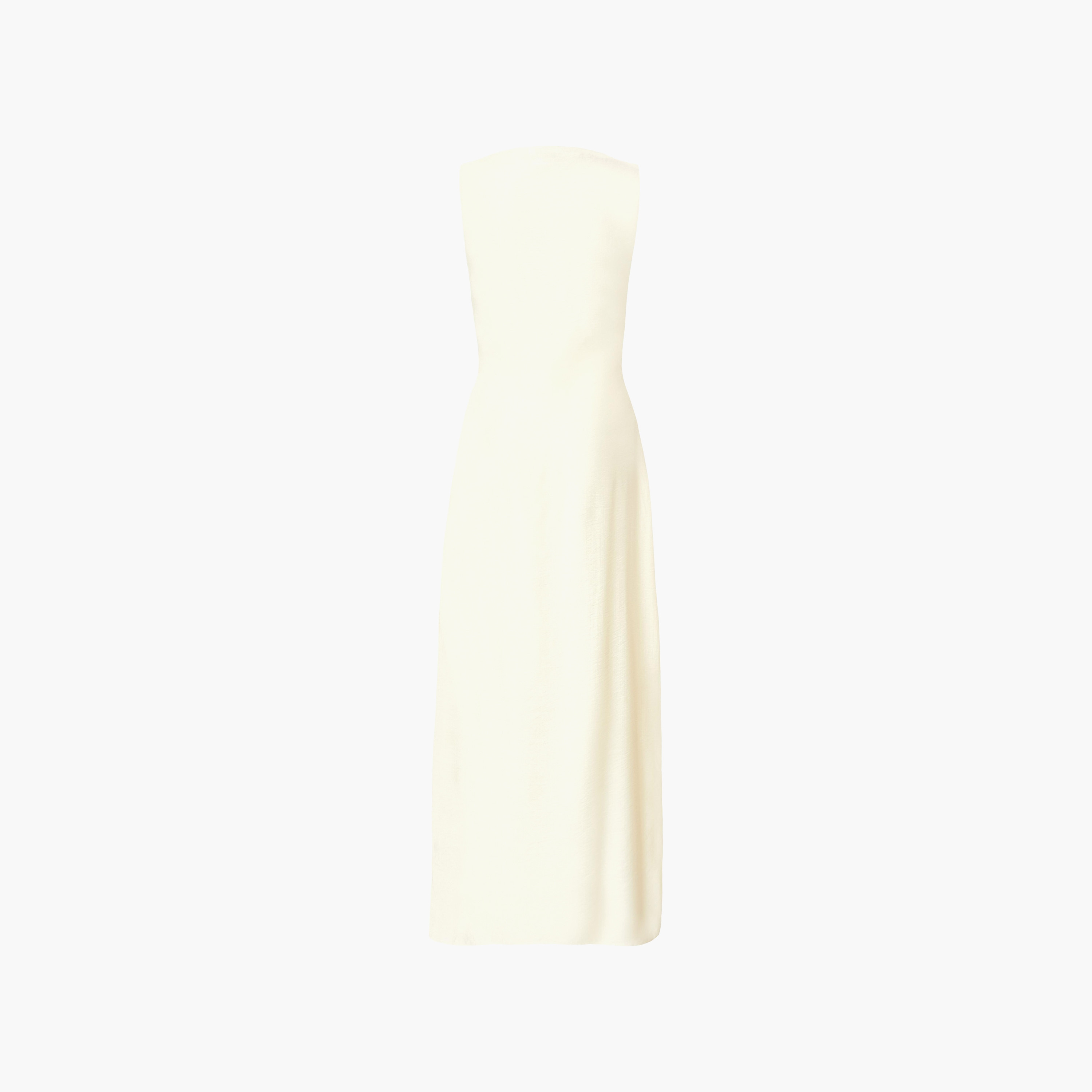 فستان ماكسي نسائي بلون كريمي بقَصَّة غمد ومطرز من كويز-women-clothing-dresses-image-6