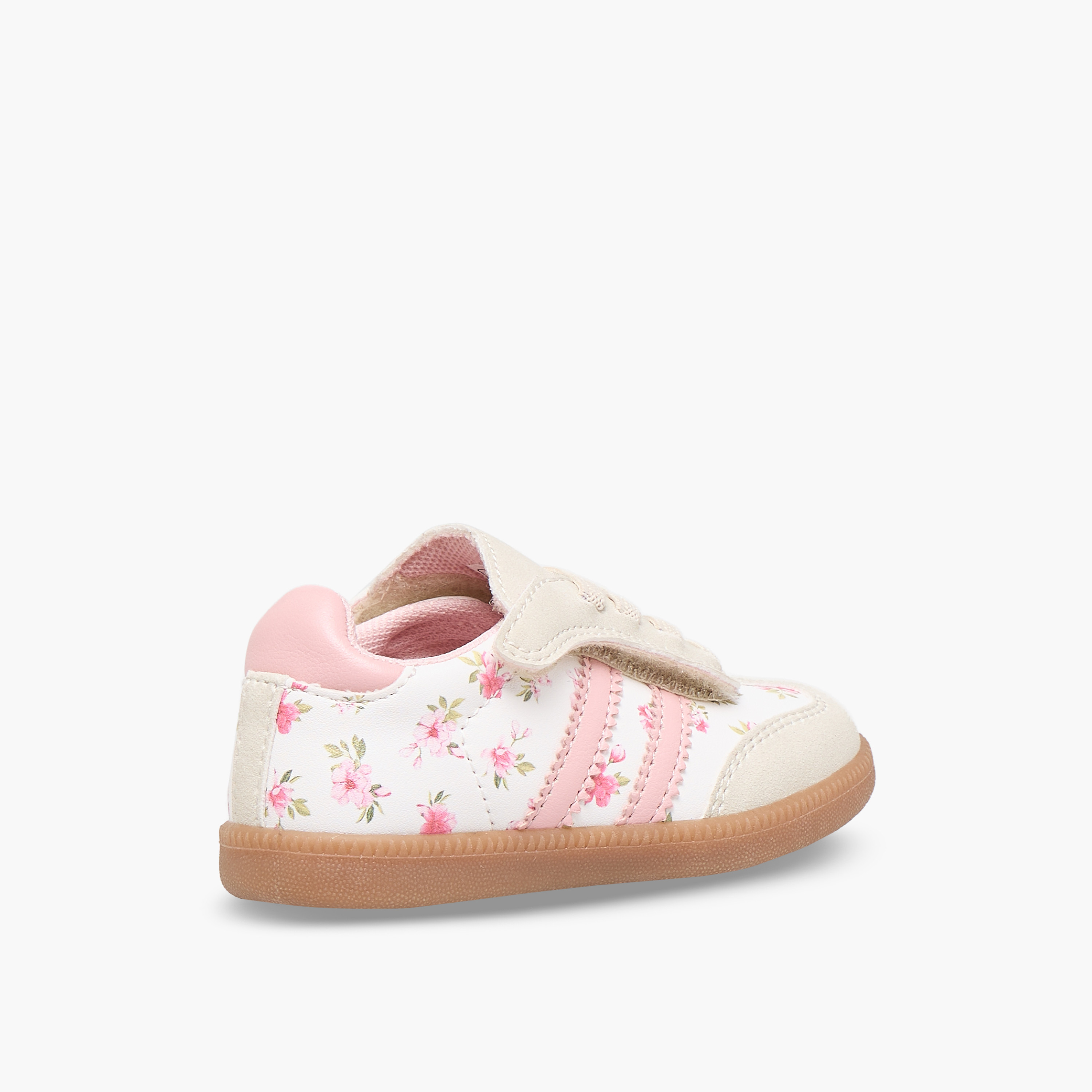 حذاء سنيكرز طول الكاحل بطبعات وشريط إغلاق للبنات من بيرفيت-girls-shoes-sneakers-image-6