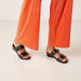 Le Confort Slip-On Slide Sandals with Buckle Detail-Women%27s Flat Sandals-thumbnailMobile-4