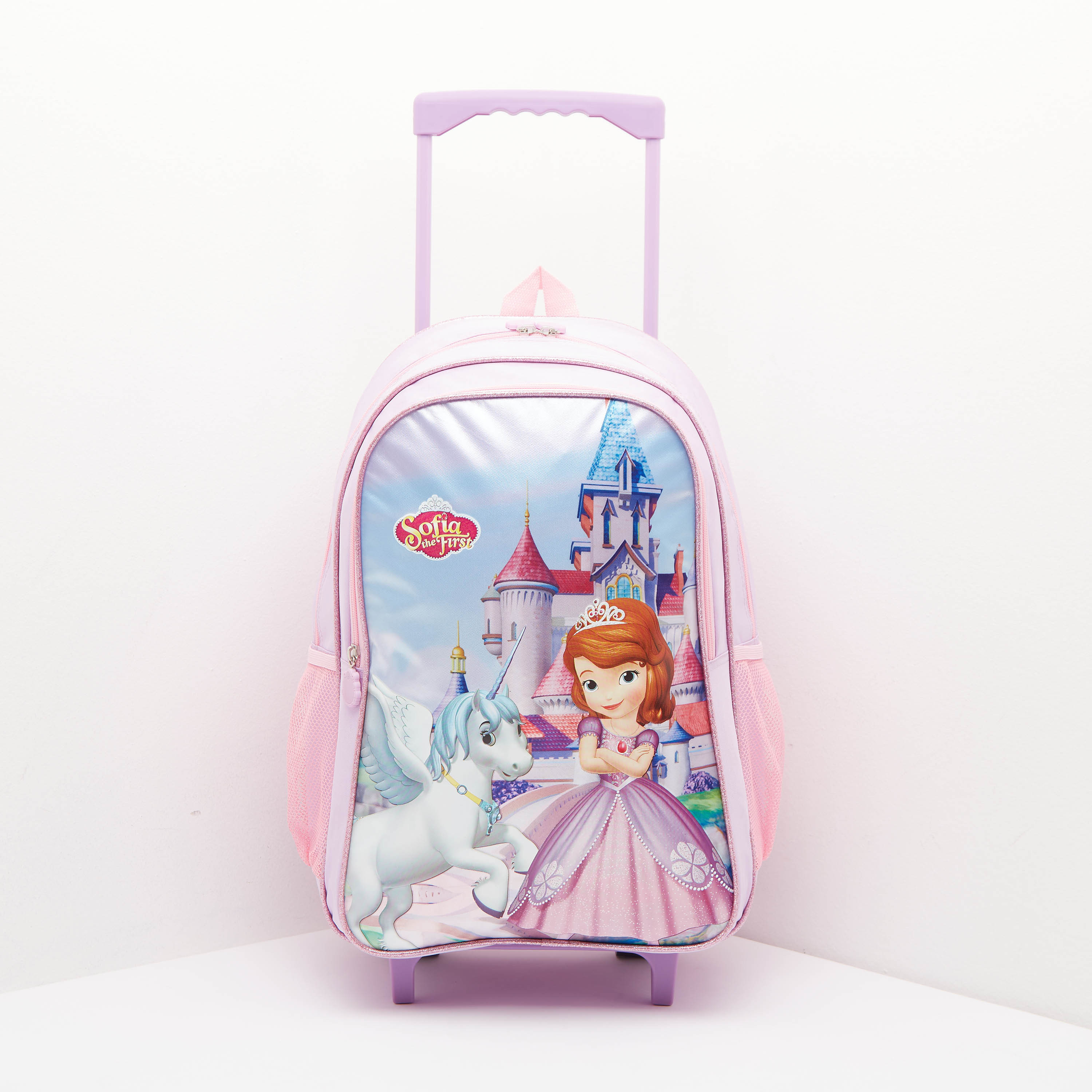 Sofia Print Backpack Trolley Combo Set