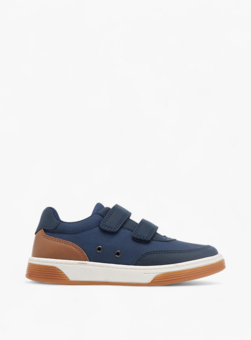 حذاء سنيكرز قوالب ملونة بشريط إغلاق لاصق من جونيورز-boys-shoes-sneakers-image-3