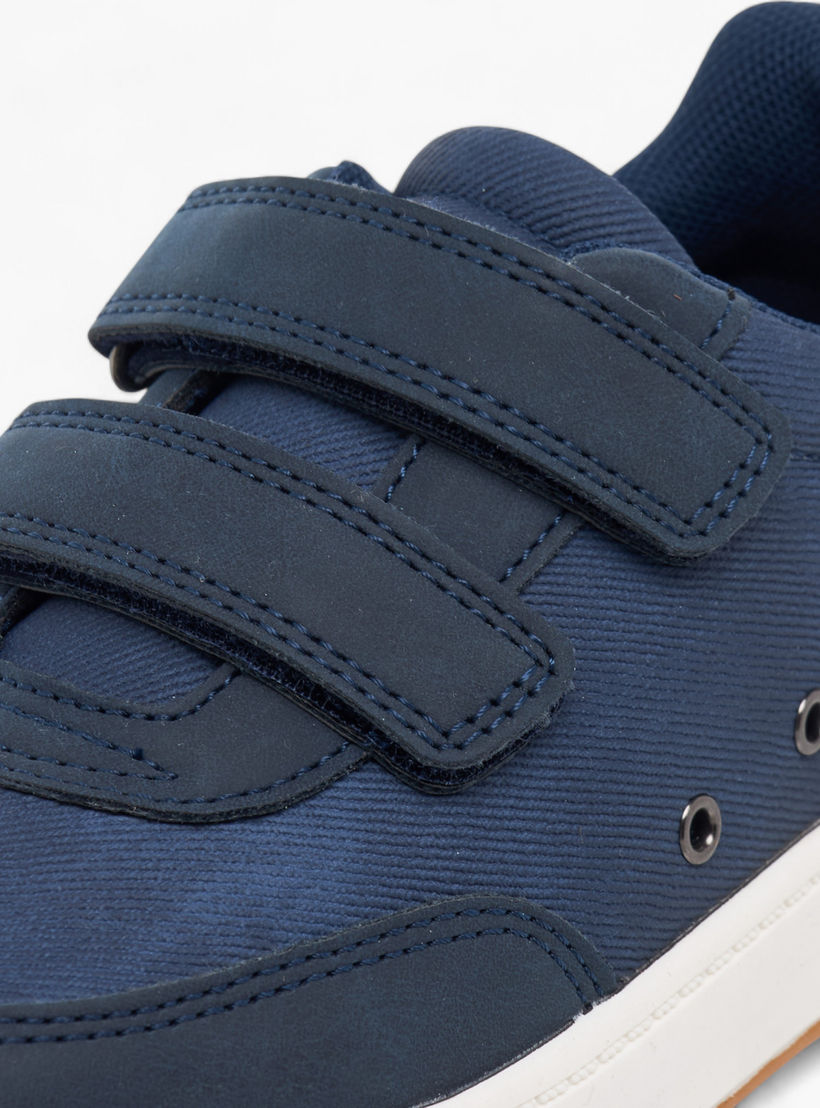 حذاء سنيكرز قوالب ملونة بشريط إغلاق لاصق من جونيورز-boys-shoes-sneakers-image-4