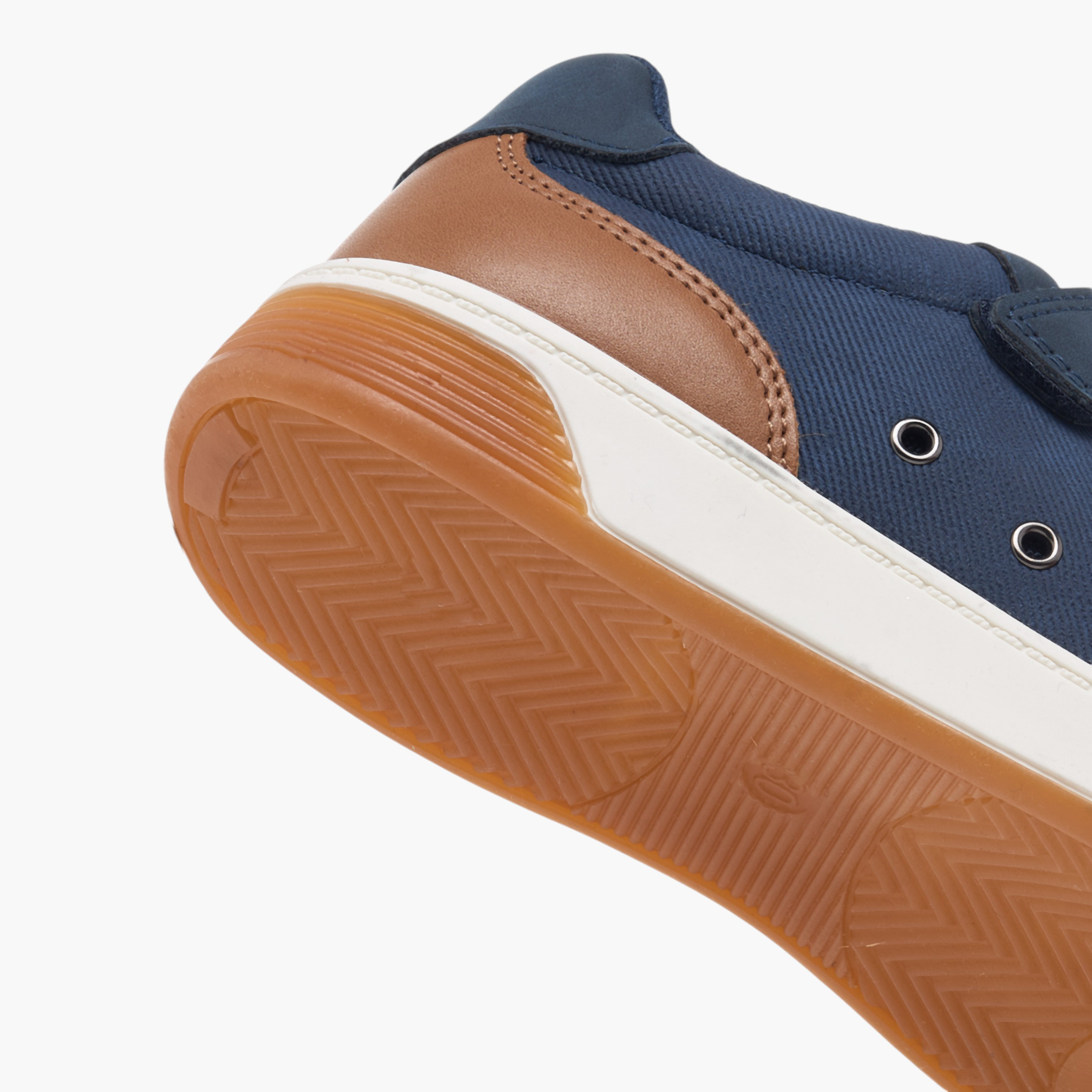 حذاء سنيكرز قوالب ملونة بشريط إغلاق لاصق من جونيورز-boys-shoes-sneakers-image-5