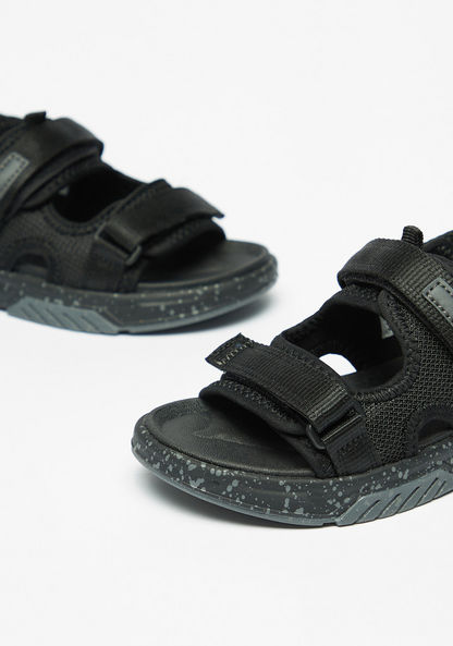 Mister Duchini Back Strap Sandals with Hook and Loop Closure-Boy%27s Sandals-image-2