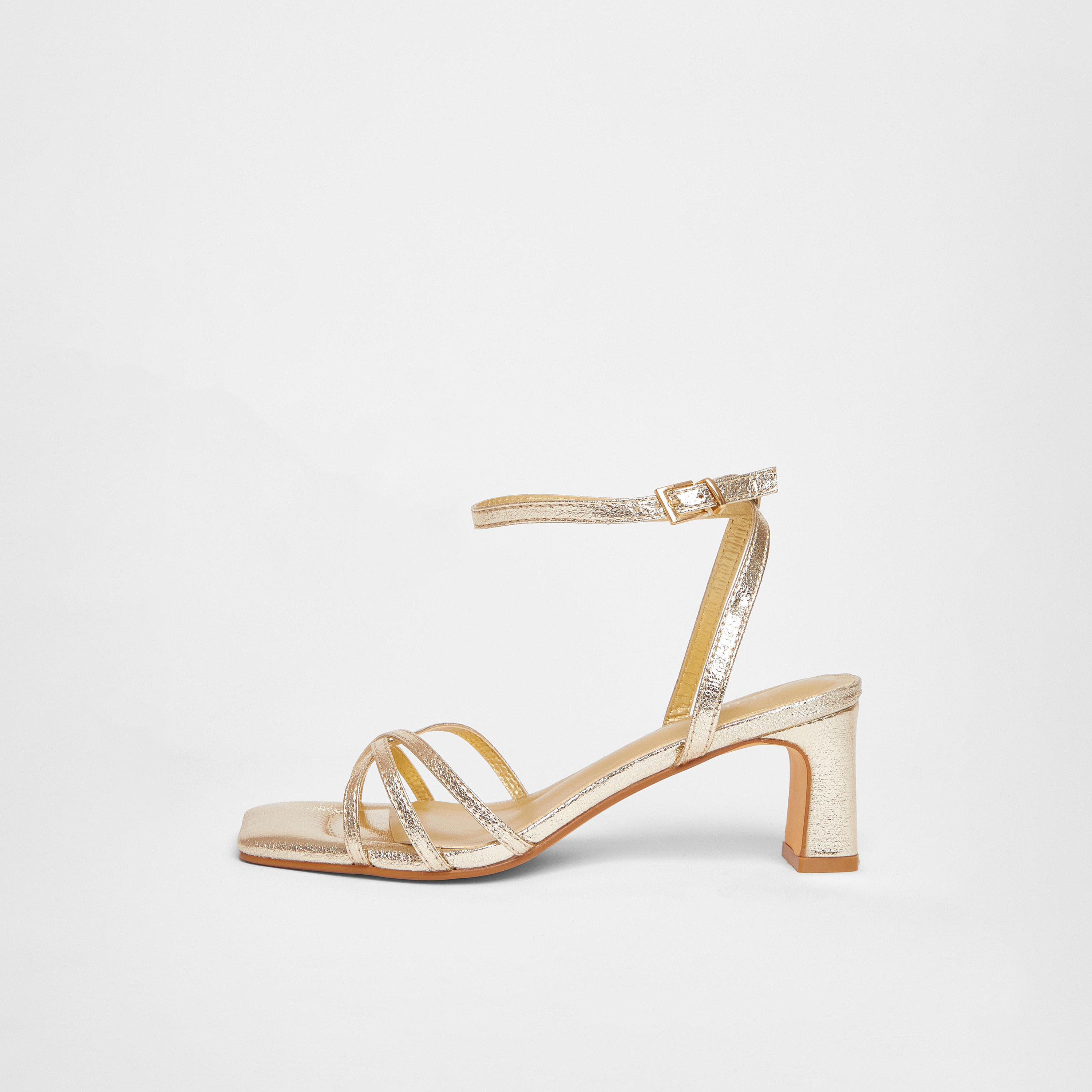 Quiz Wide Fit Double Strap Low Block Heel | 203388650-women-shoes-sandals-heeled-image-5