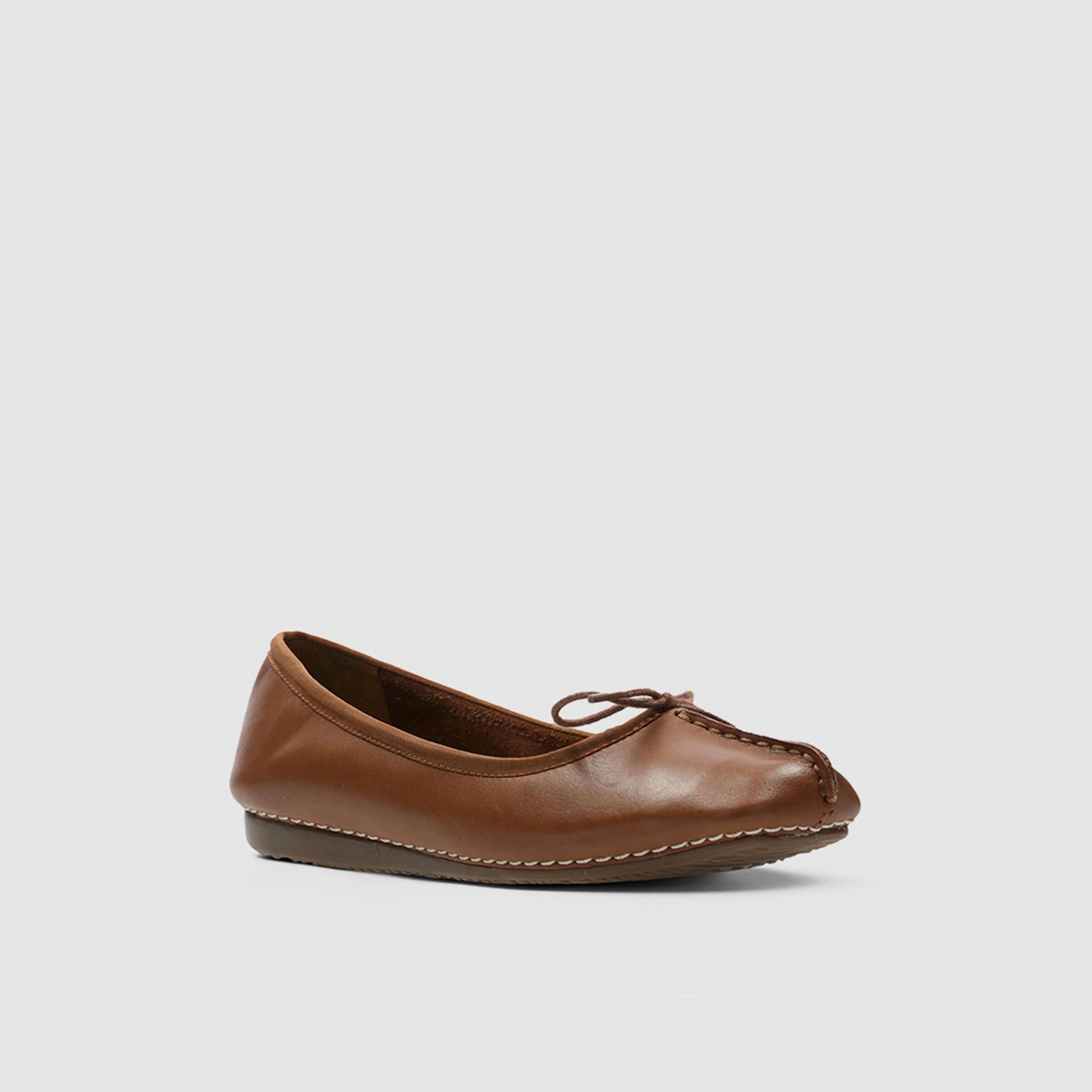 Clarks Women's Slip-On Freckle Ice Flat Square Toe Ballerinas | 20352930-women-shoes-ballerinas-image-1
