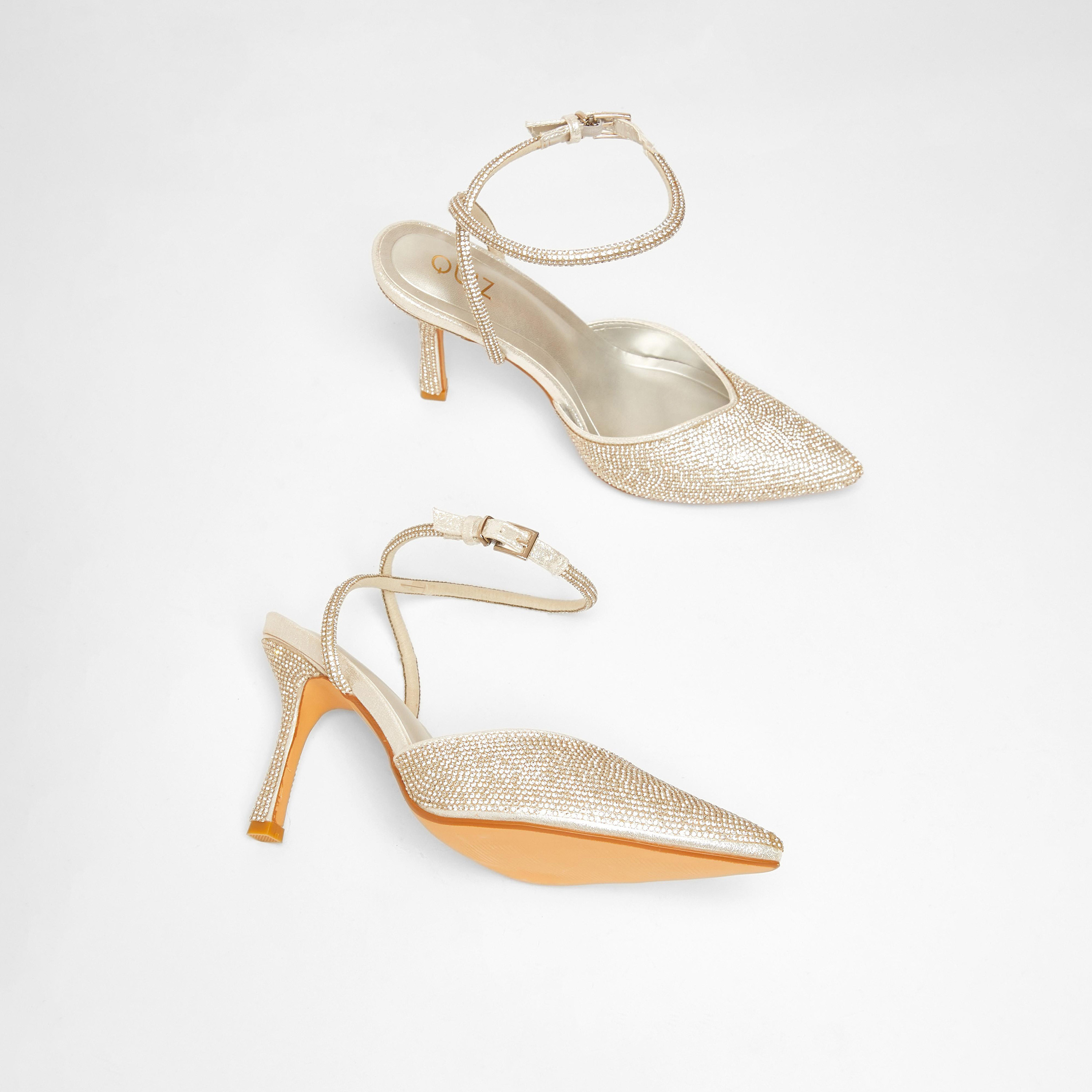 Quiz All Over Diamante Two Part Court Heel | 203790625-women-shoes-heels-image-2