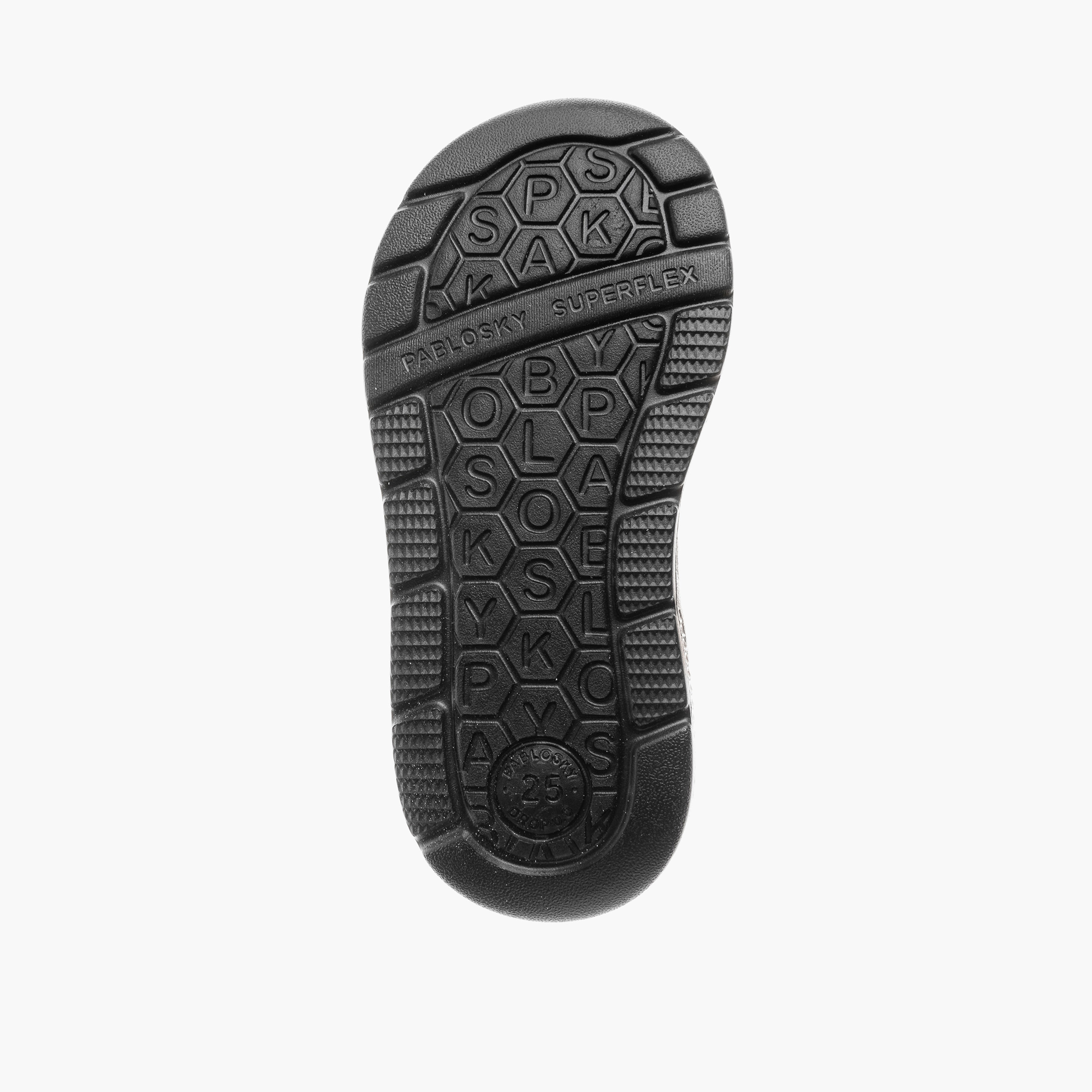 Pablosky Girls' Logo Print School Shoes with Hook and Loop Closure - 203910-Y-girls-shoes-sneakers-image-8