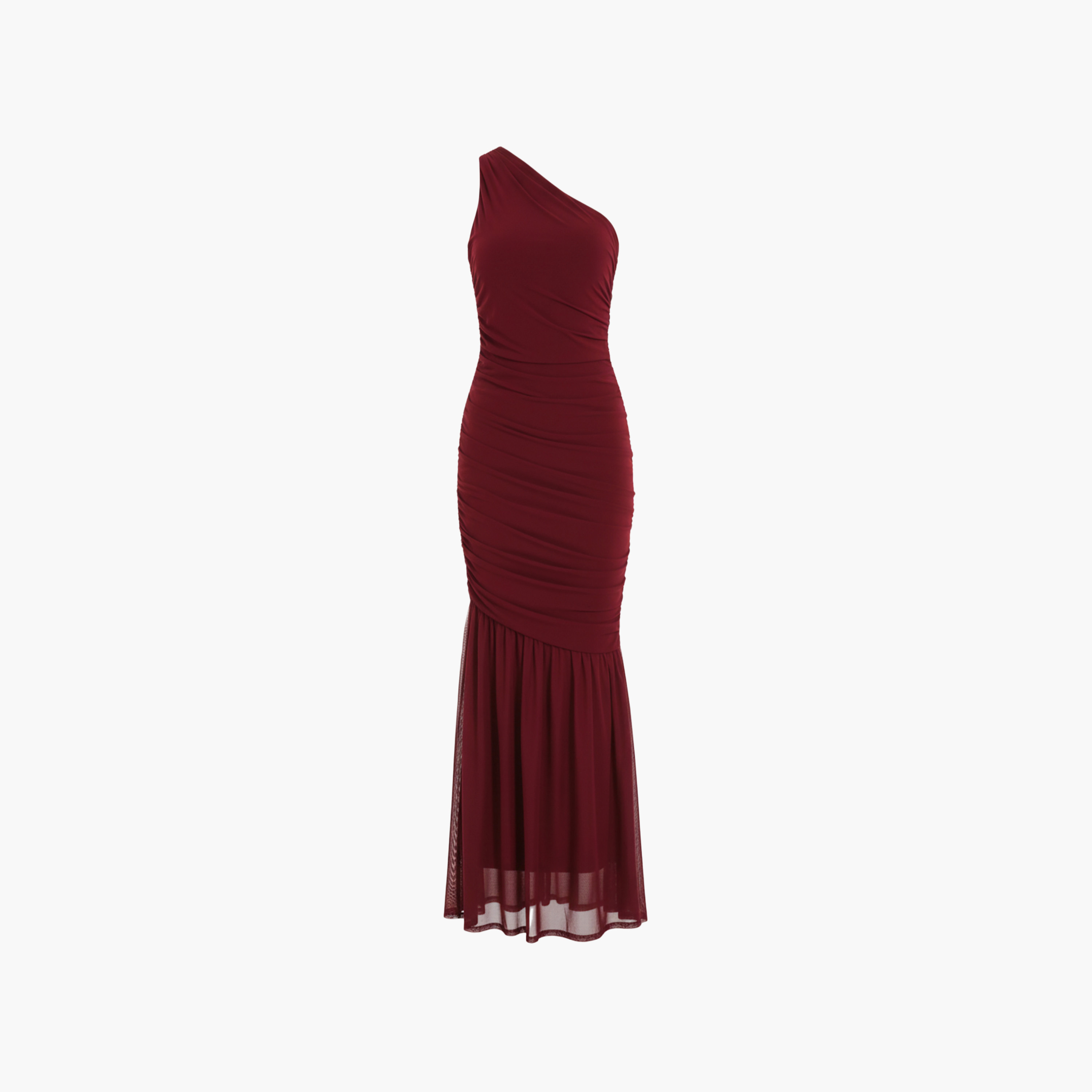 Quiz Ruched ITY One Shoulder Bodycon Women's Dress-women-clothing-dresses-image-5