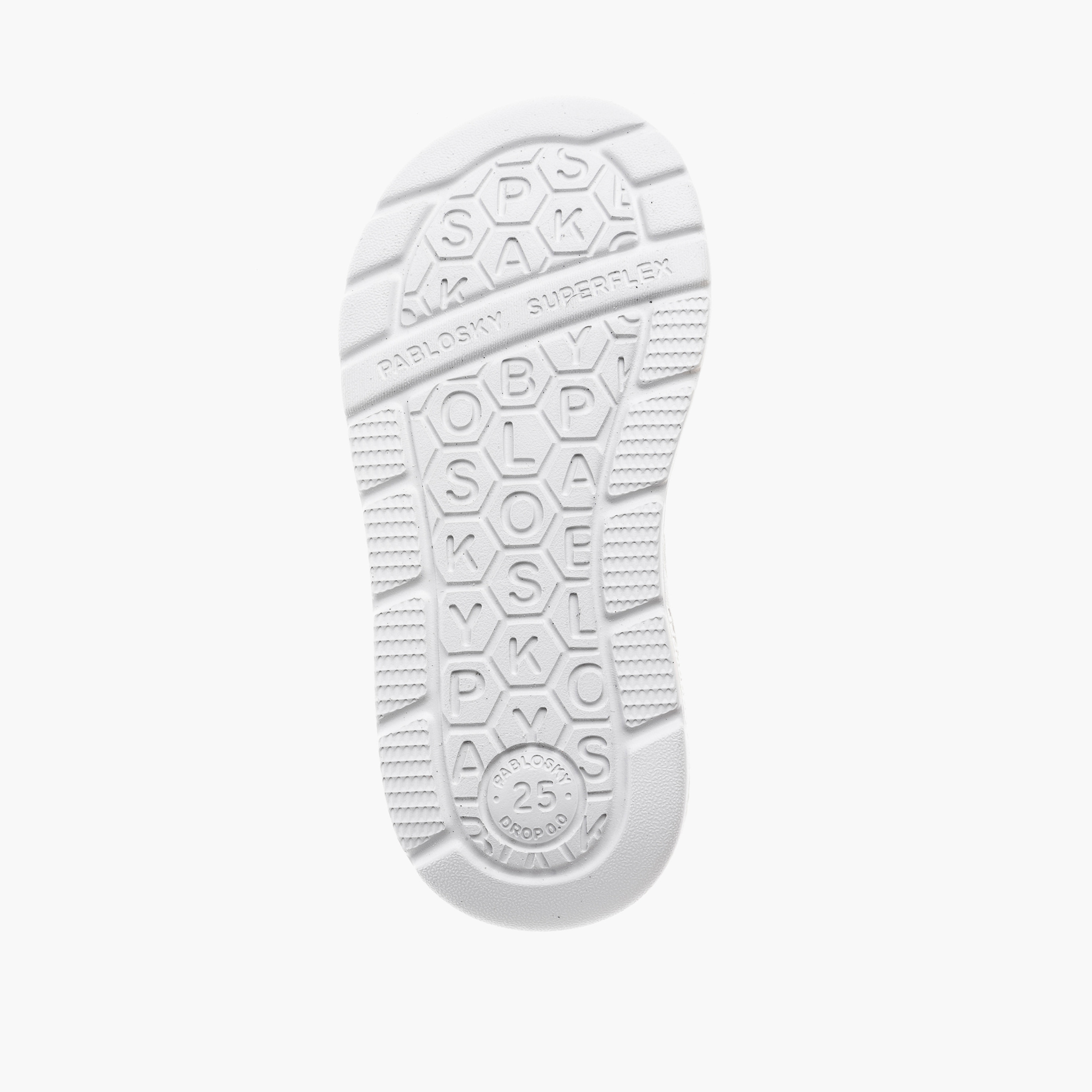 Pablosky Girls' Logo Print School Shoes with Hook and Loop Closure - 204100-J-girls-shoes-schoolshoes-image-8