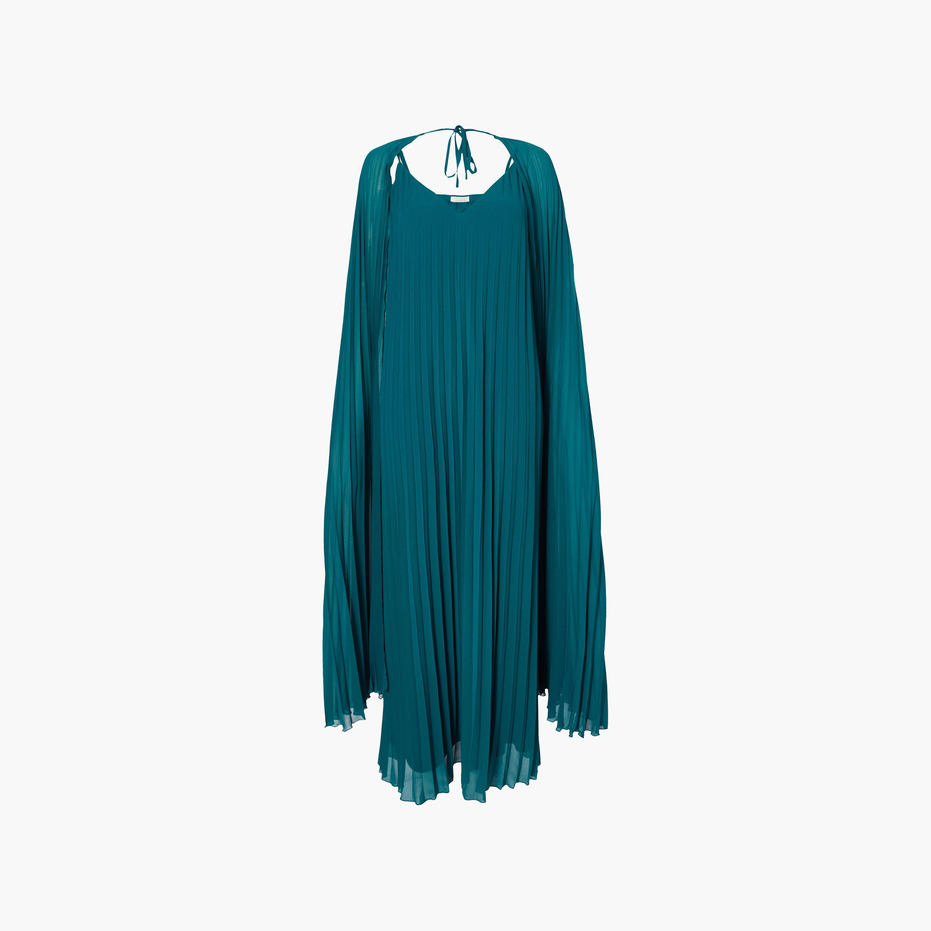 فستان نسائي بطبقة "كاب" إضافية من الشيفون المكسر - تيل من كويز-women-clothing-dresses-image-5
