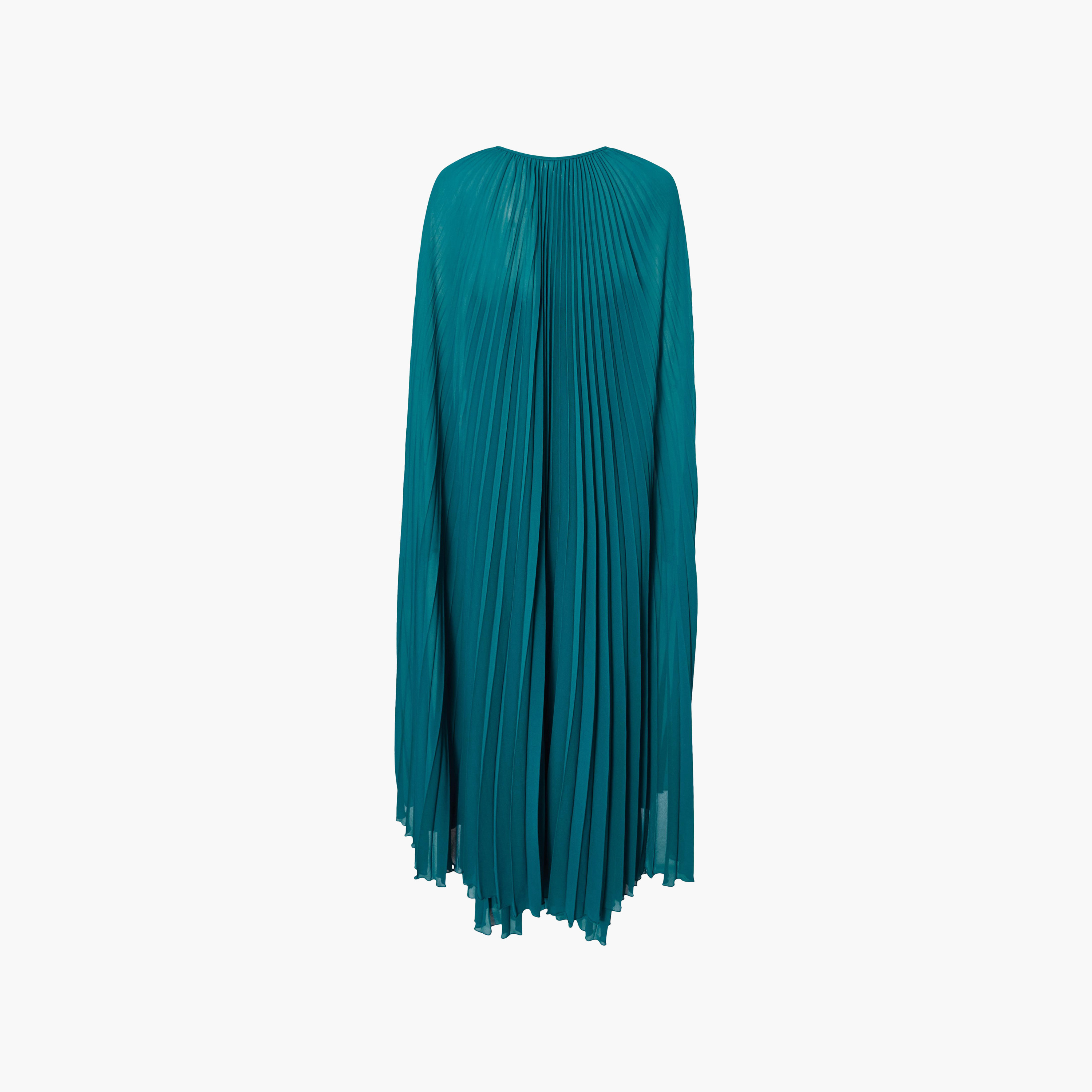 فستان نسائي بطبقة "كاب" إضافية من الشيفون المكسر - تيل من كويز-women-clothing-dresses-image-6