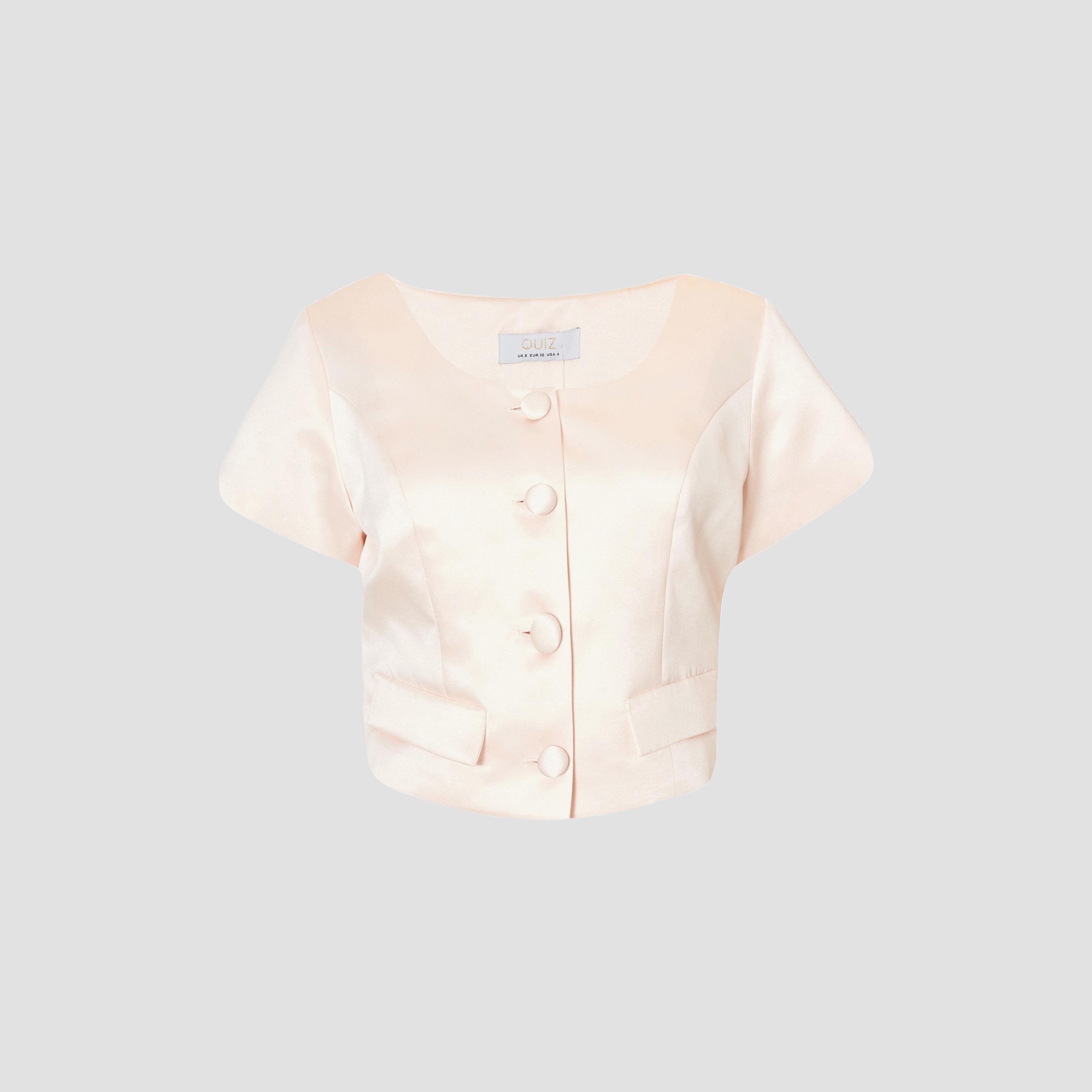 توب نسائي من قماش التافتا - وردي فاتح من كويز-women-clothing-shirtsandblouses-blouses-image-5