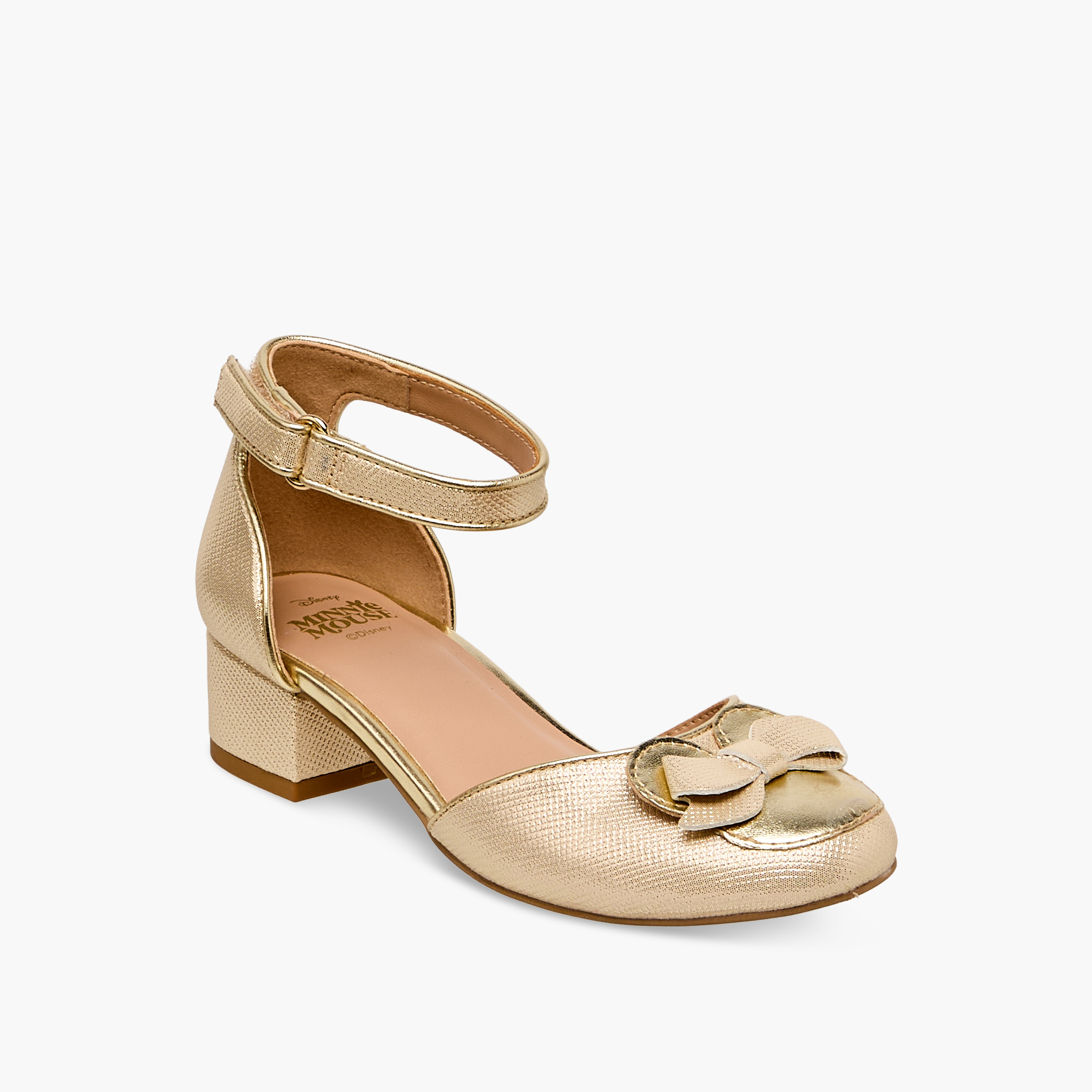 Disney Girls Minnie Mouse Applique Shoes-girls-shoes-ballerinas-image-2