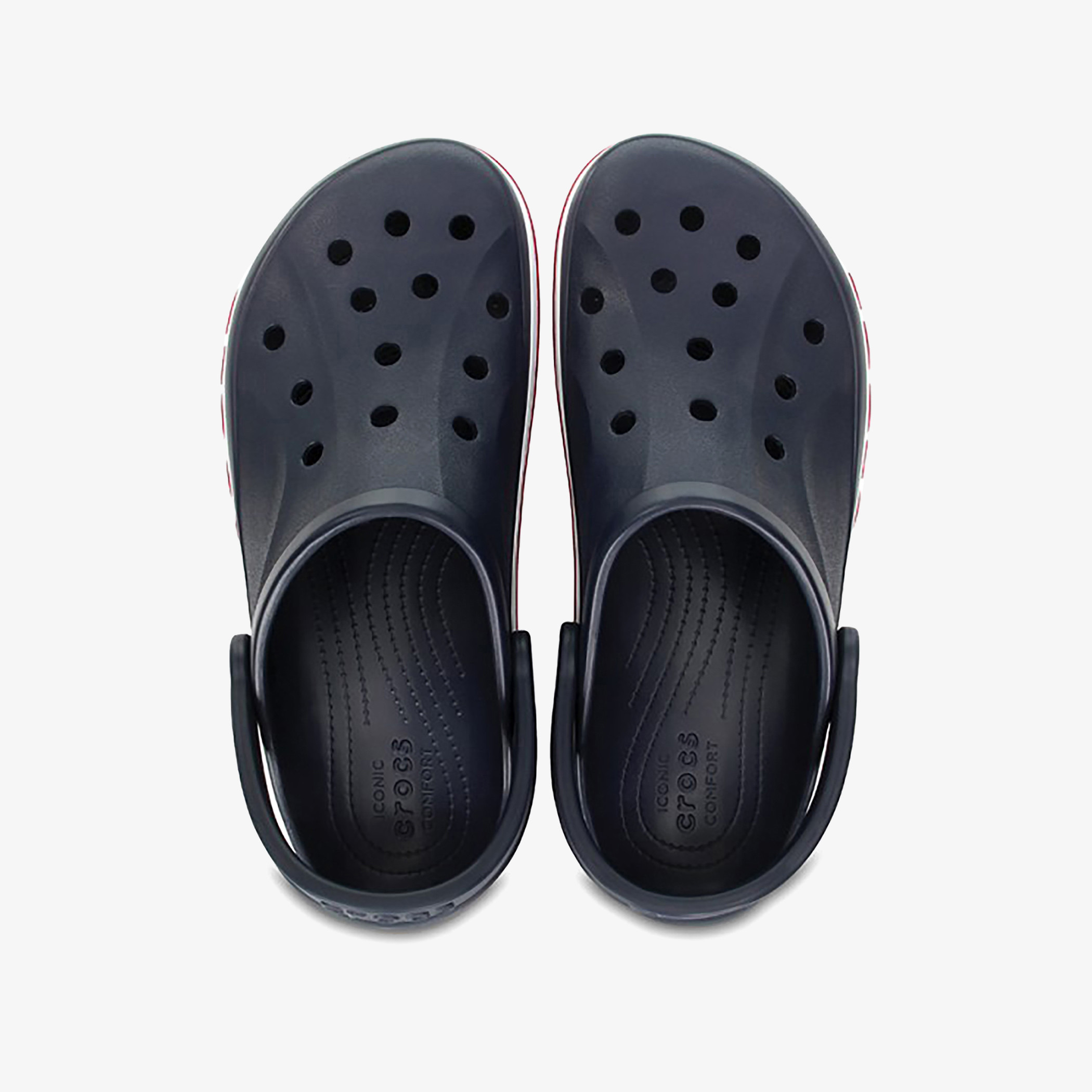 Crocs Unisex Navy Blue Bayaband Cut Out Detail Clogs-men-shoes-sandals-image-2