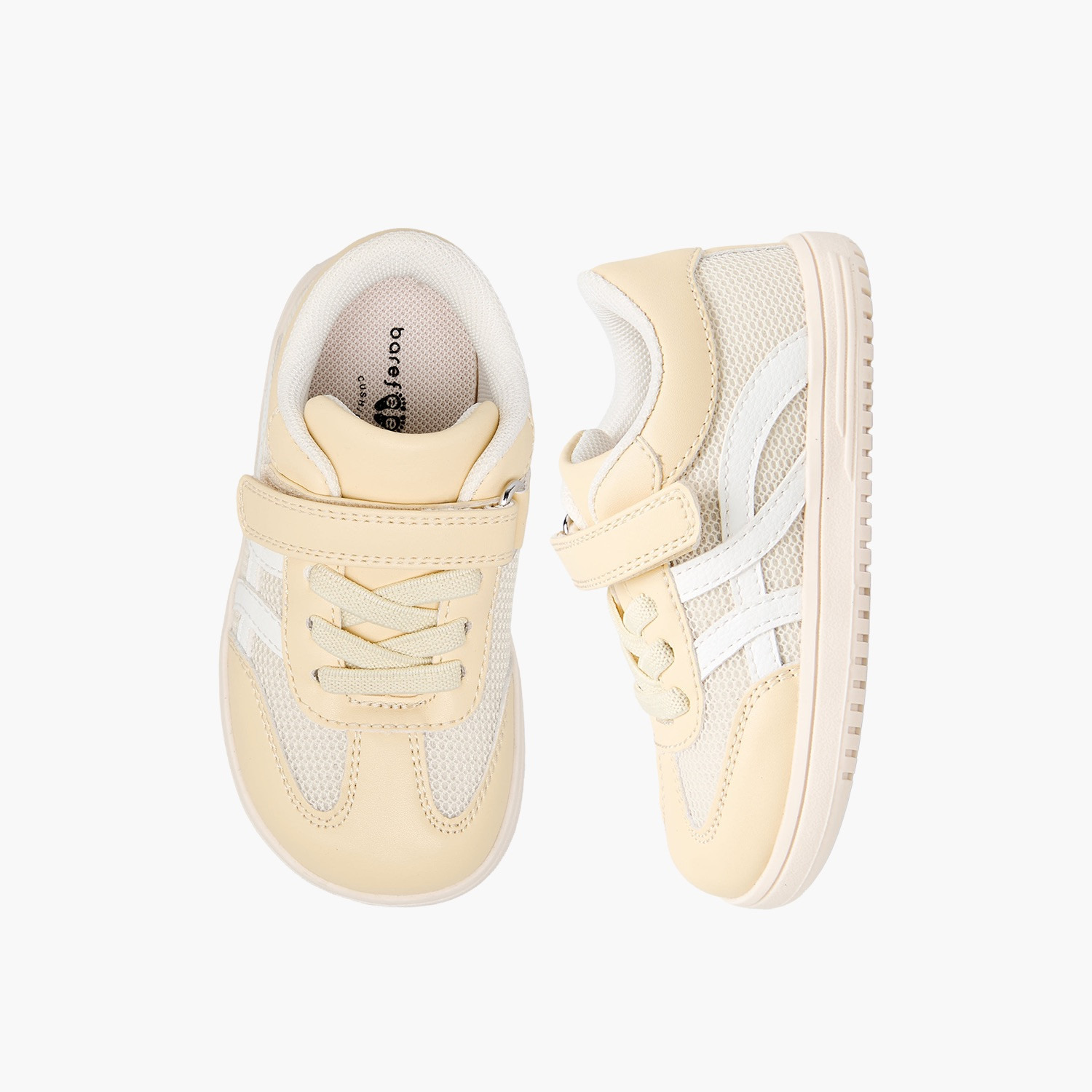 Barefeet Girls Hook & Loop Ankle Sneakers-girls-shoes-sneakers-image-1