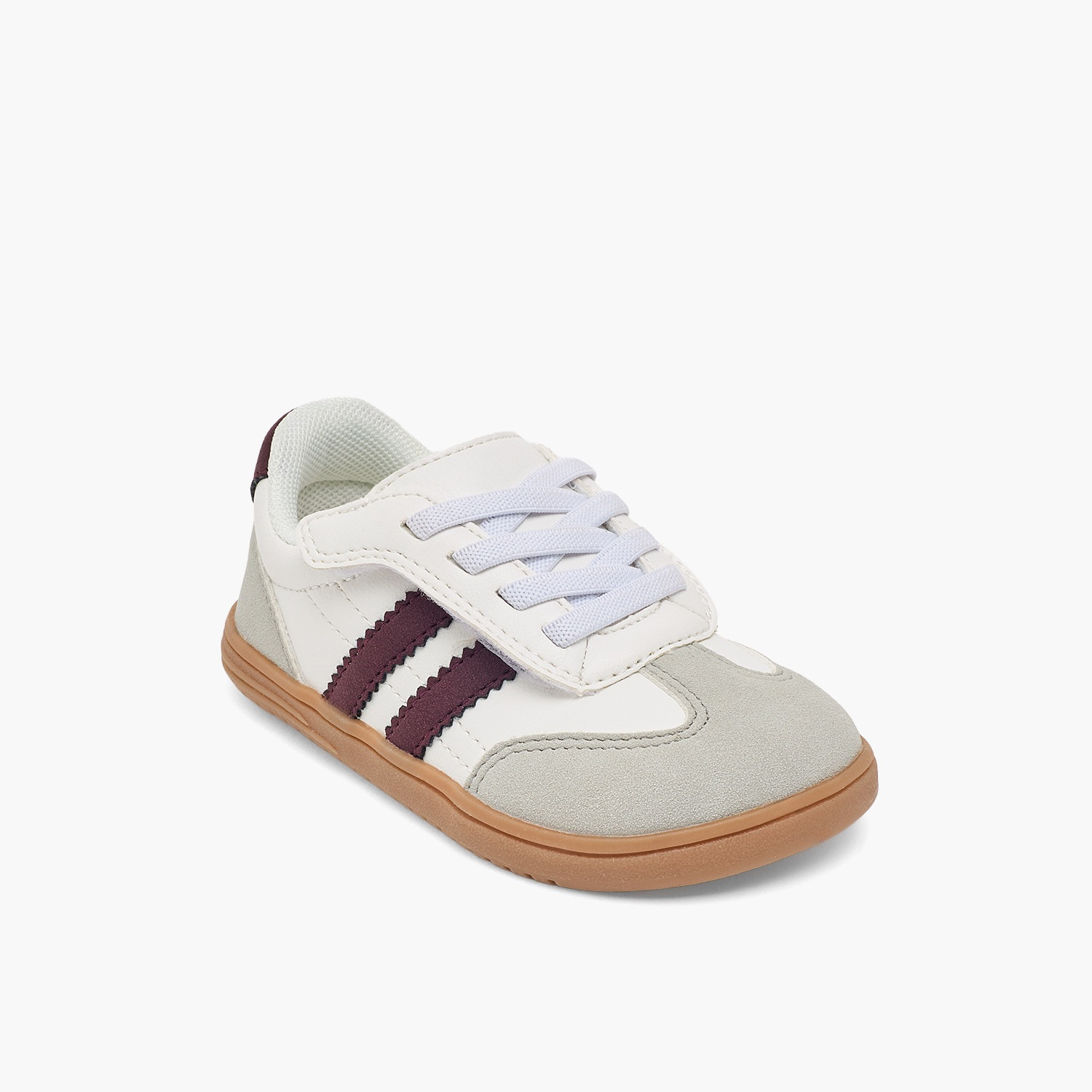 Barefeet Girls Panelled Lace-Up Ankle Sneakers-girls-shoes-sneakers-image-2