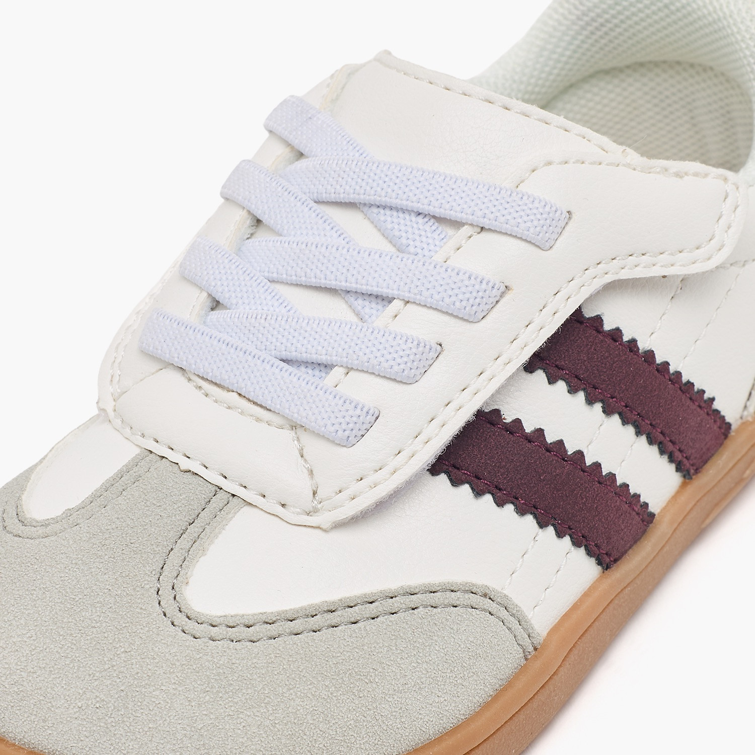 Barefeet Girls Panelled Lace-Up Ankle Sneakers-girls-shoes-sneakers-image-4