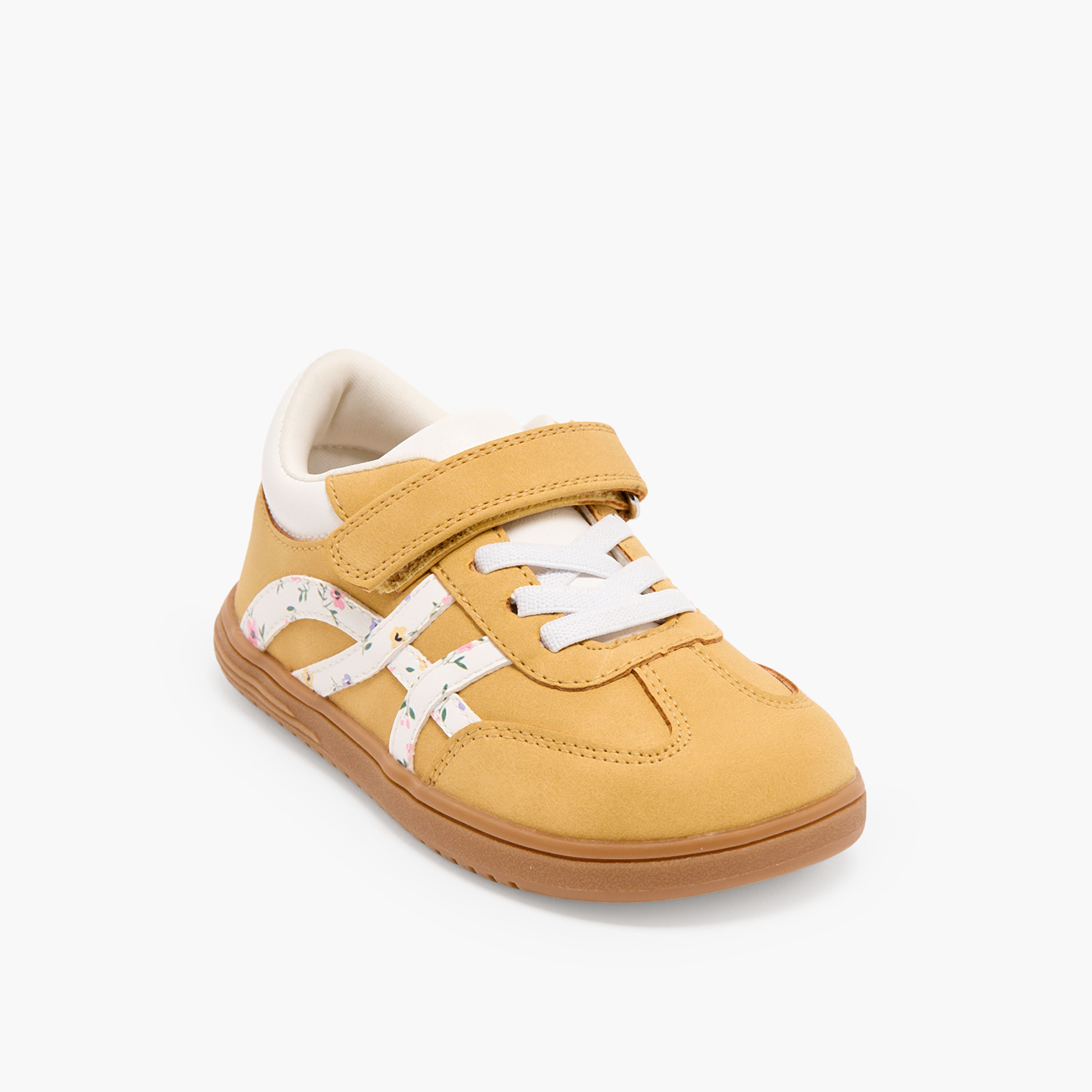 حذاء سنيكرز للكاحل بشريط لاصق للبنات من جونيورز-girls-shoes-sneakers-image-2
