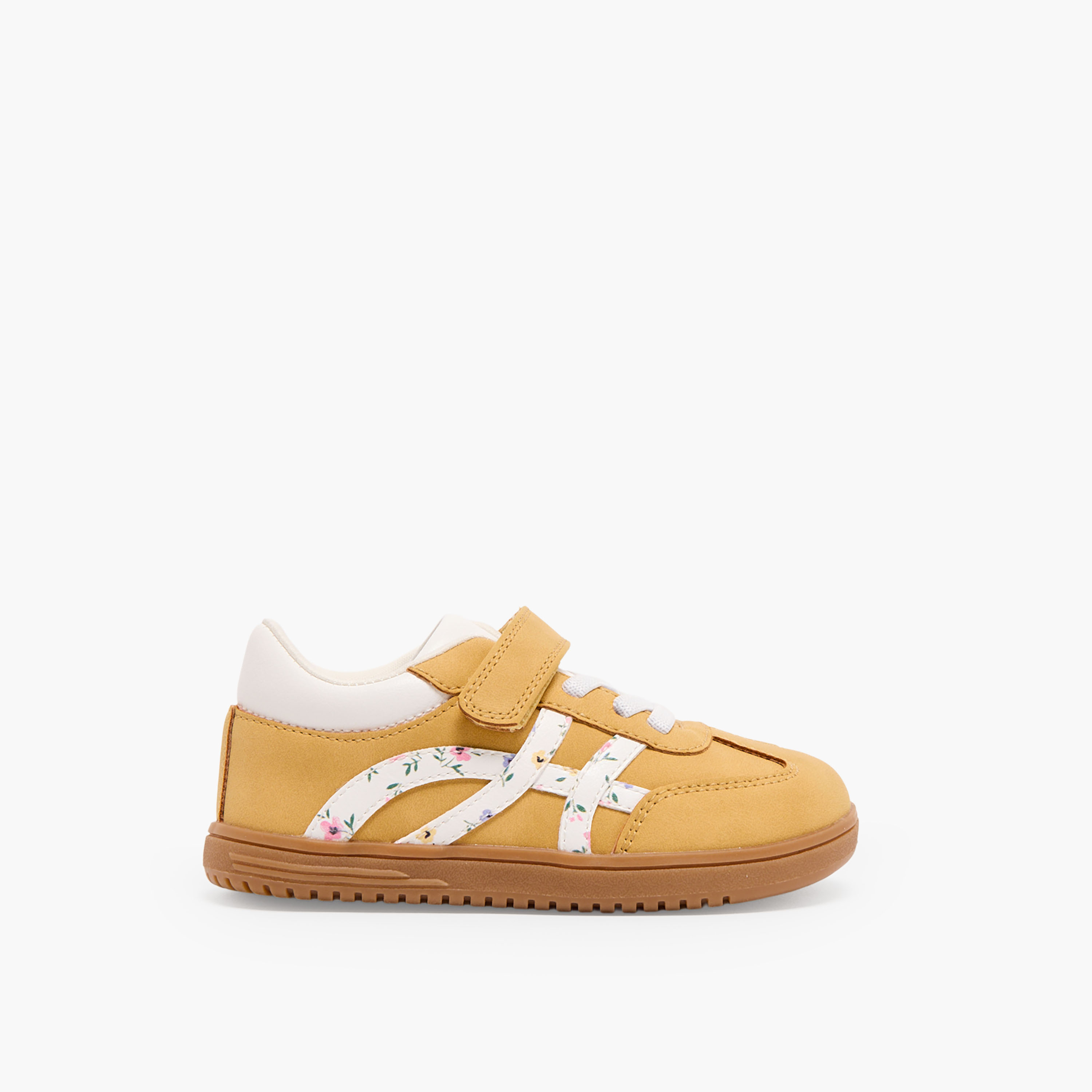 حذاء سنيكرز للكاحل بشريط لاصق للبنات من جونيورز-girls-shoes-sneakers-image-3