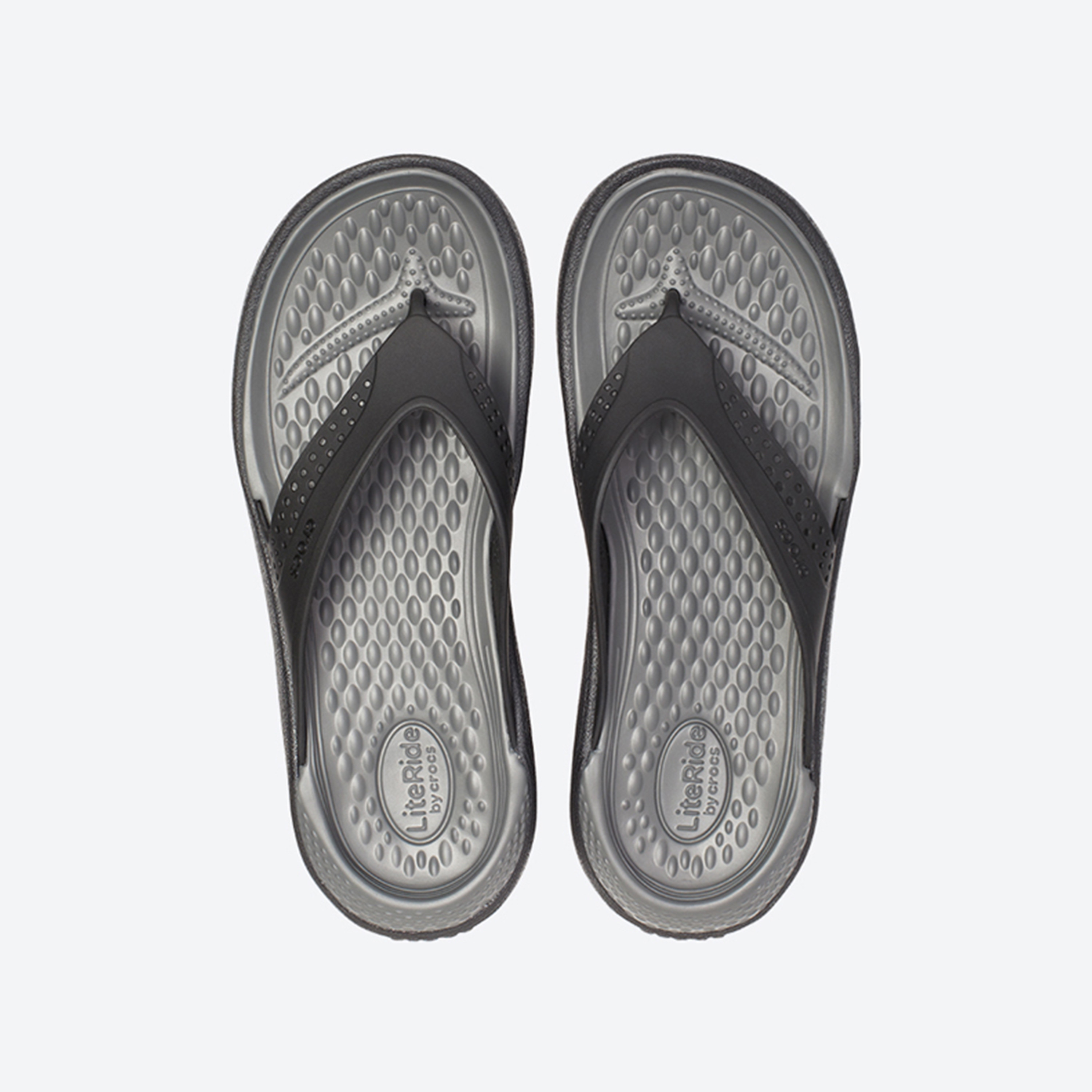 Crocs Unisex Slip On LiteRide Flip Flops | 205182-0DD-men-shoes-flipflopsandslides-image-1
