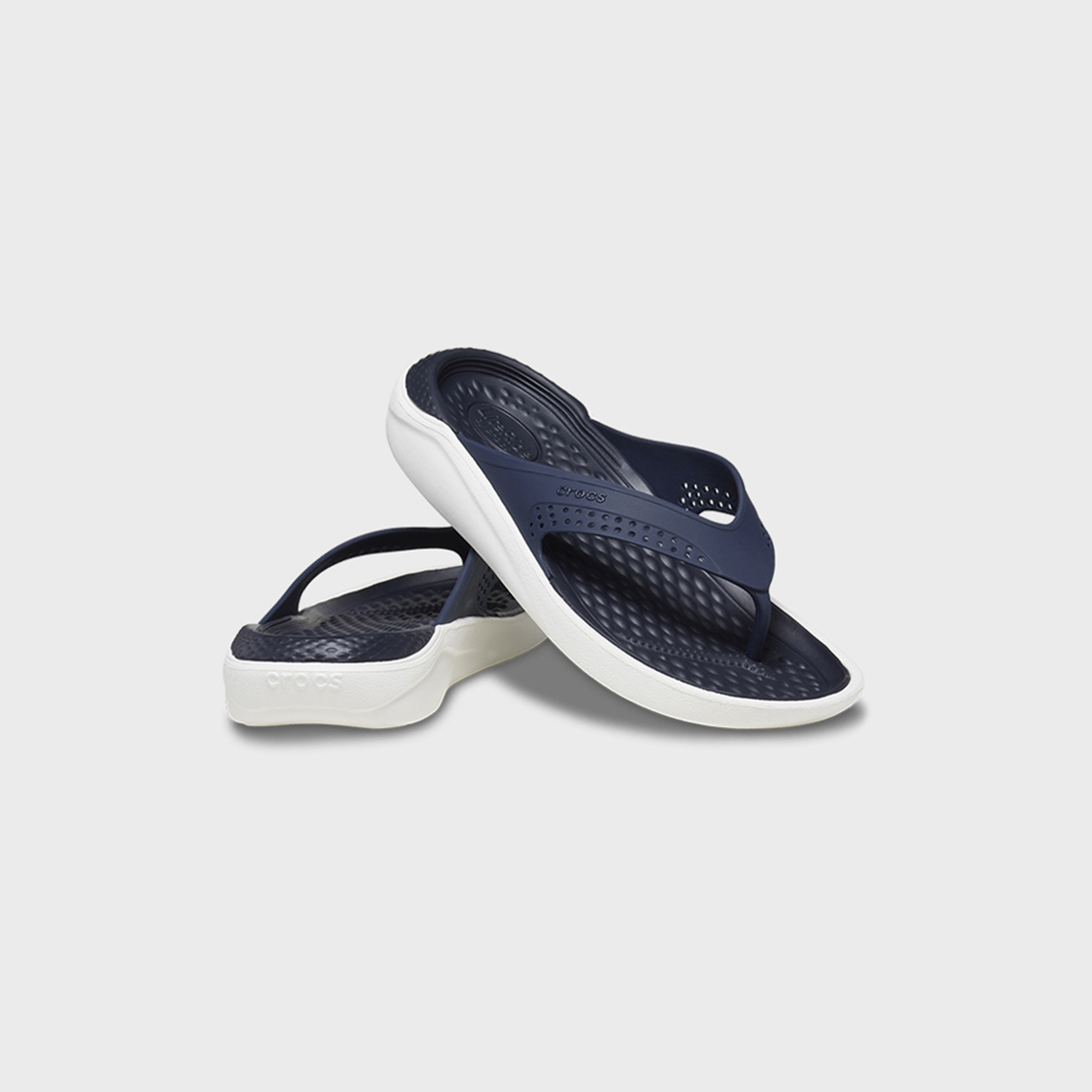 Crocs Unisex Slip On LiteRide Flip Flops | 205182-410-men-shoes-flipflopsandslides-image-2