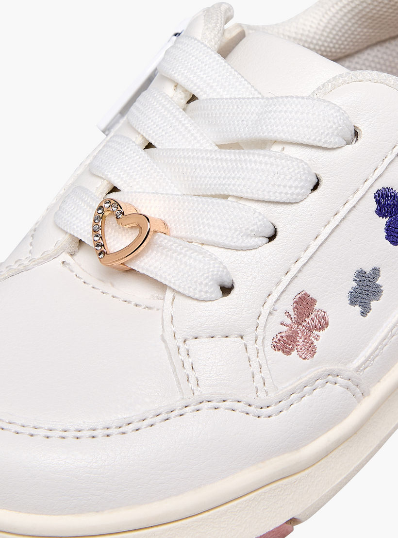 حذاء سنيكرز مطرز للبنات من بيرفيت-girls-shoes-sneakers-image-7