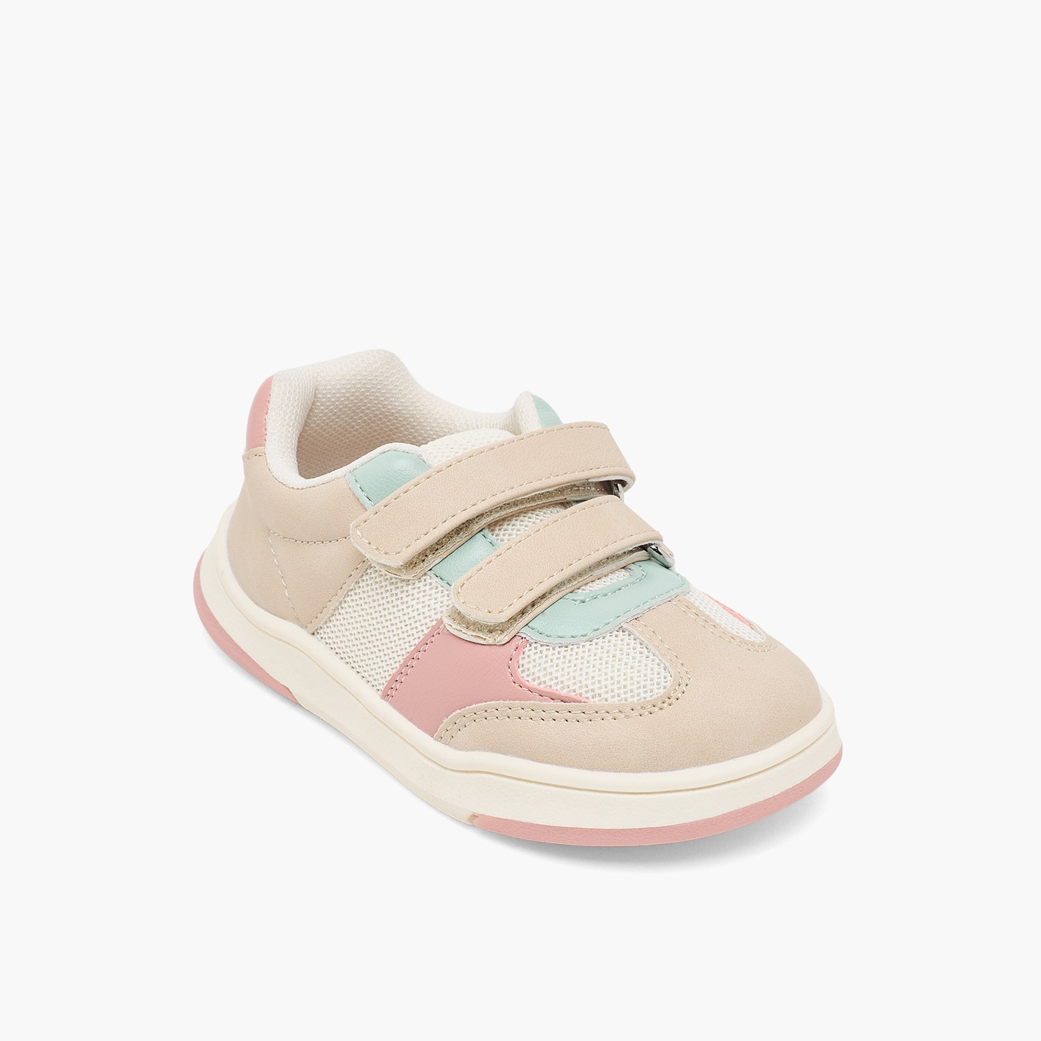 Barefeet Girls Hook & Loop Ankle Sneakers-girls-shoes-sneakers-image-2