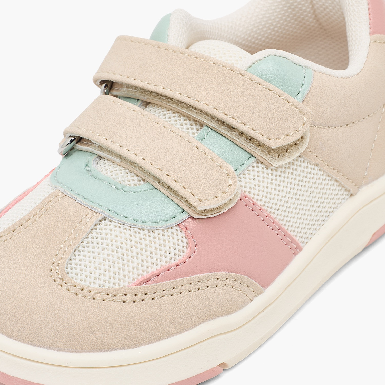 Barefeet Girls Hook & Loop Ankle Sneakers-girls-shoes-sneakers-image-4