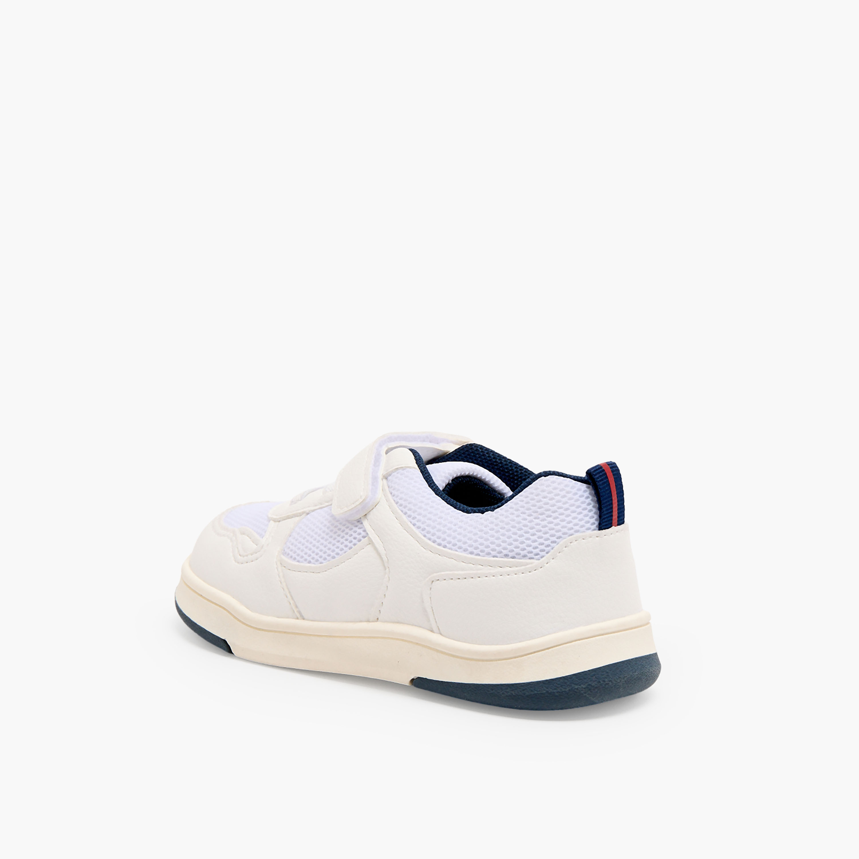 Juniors Boys Panelled Hook & Loop Ankle Sneakers-boys-shoes-sneakers-image-5