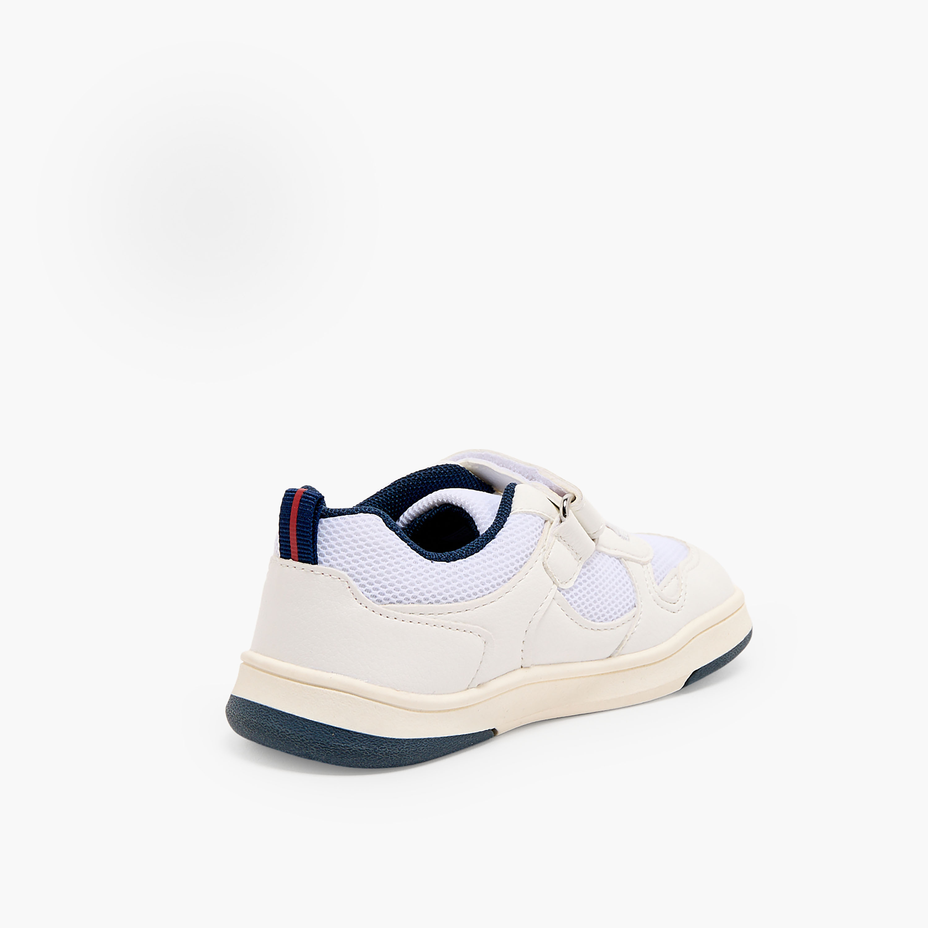Juniors Boys Panelled Hook & Loop Ankle Sneakers-boys-shoes-sneakers-image-6