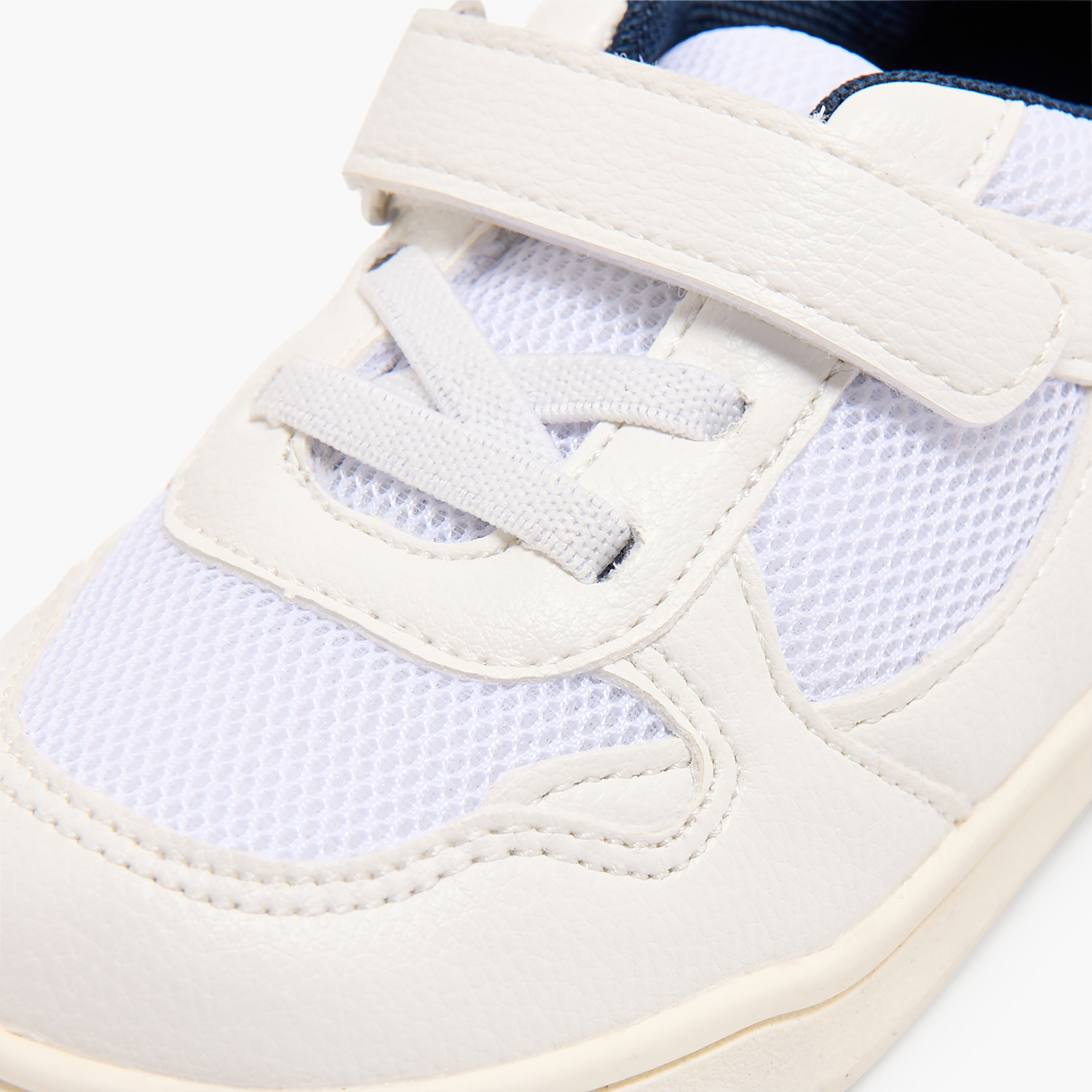 Juniors Boys Panelled Hook & Loop Ankle Sneakers-boys-shoes-sneakers-image-7
