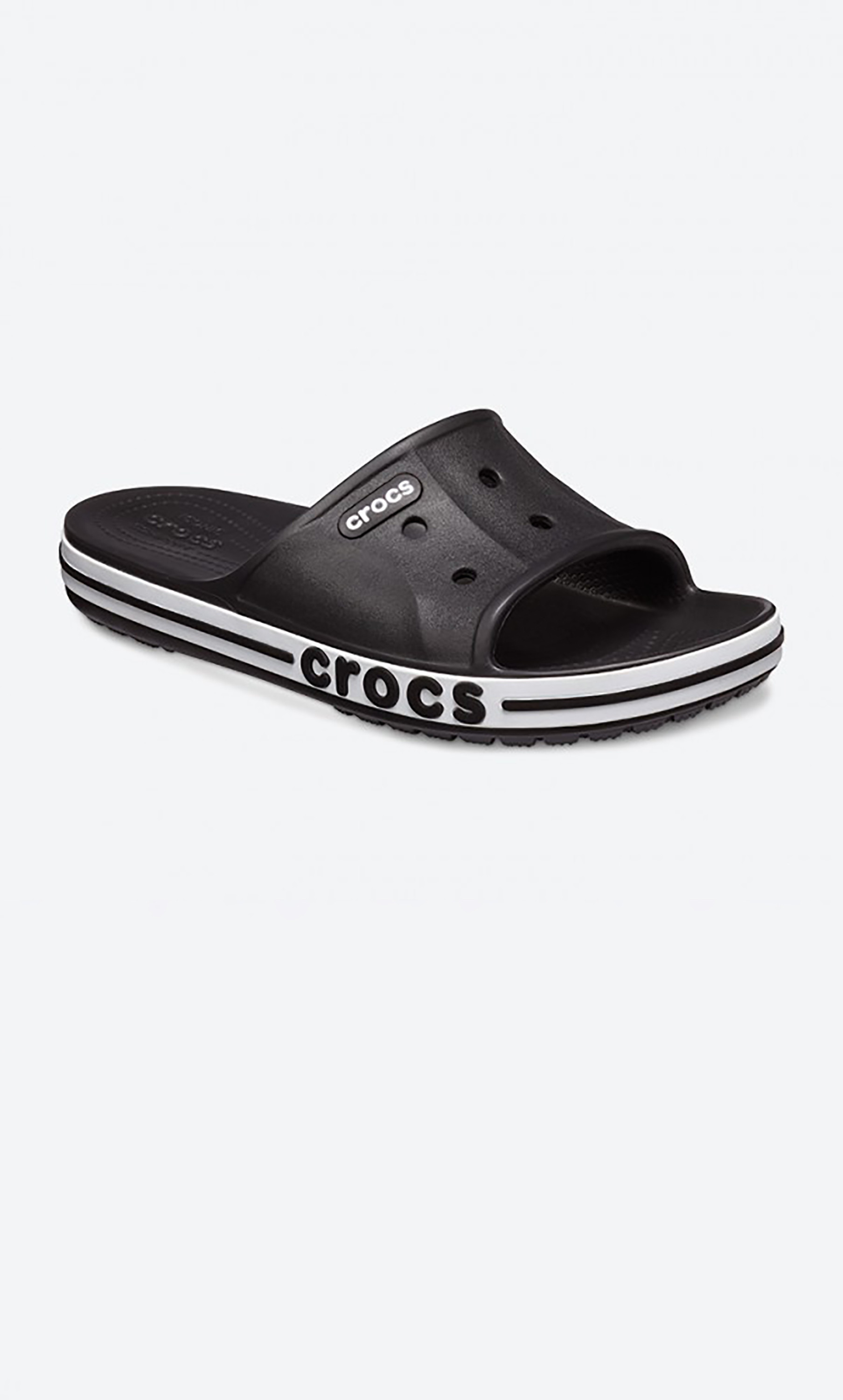 Crocs Unisex Black Bayaband Cut Out Detail Sliders-men-shoes-flipflopsandslides-image-3