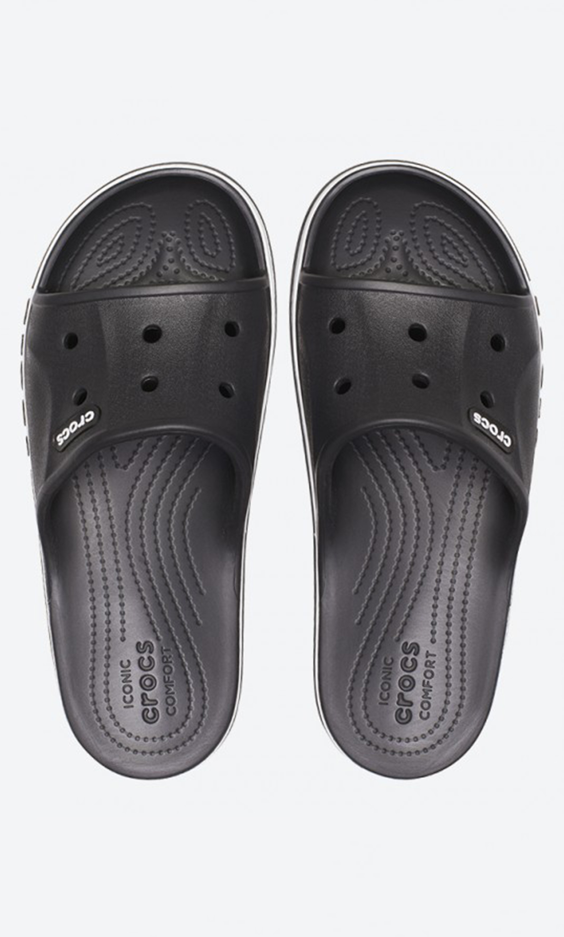 Crocs Unisex Black Bayaband Cut Out Detail Sliders-men-shoes-flipflopsandslides-image-5