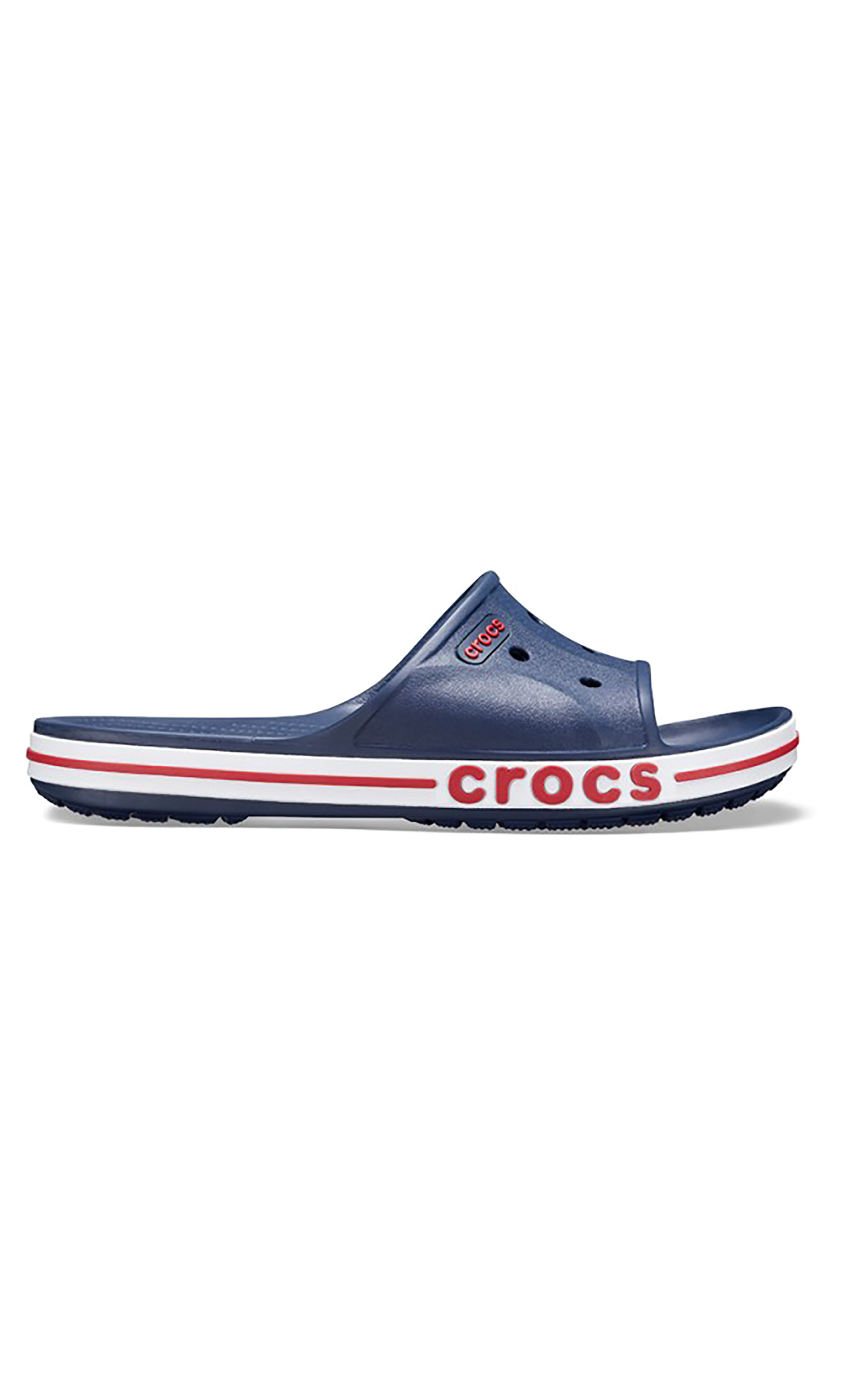 Crocs Unisex Navy Blue Bayaband Cut Out Detail Sliders-men-shoes-flipflopsandslides-image-2