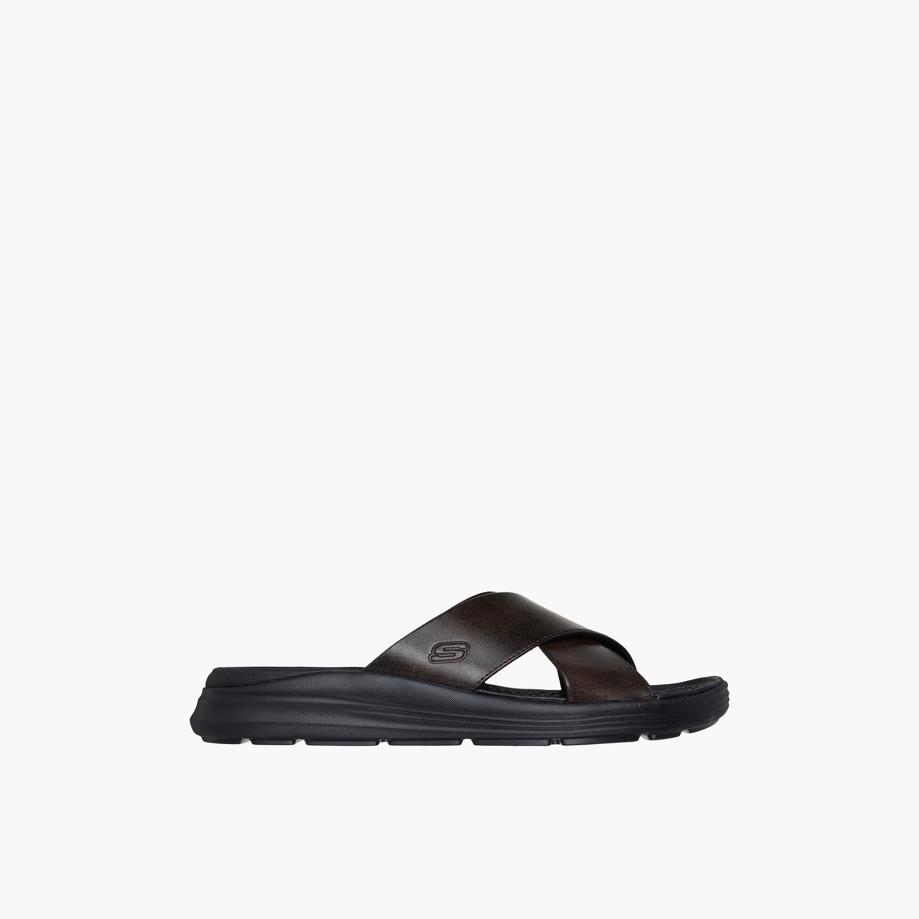 Skechers Mens Proven SD Leather Cross Strap Sandals-men-shoes-sandals-image-2