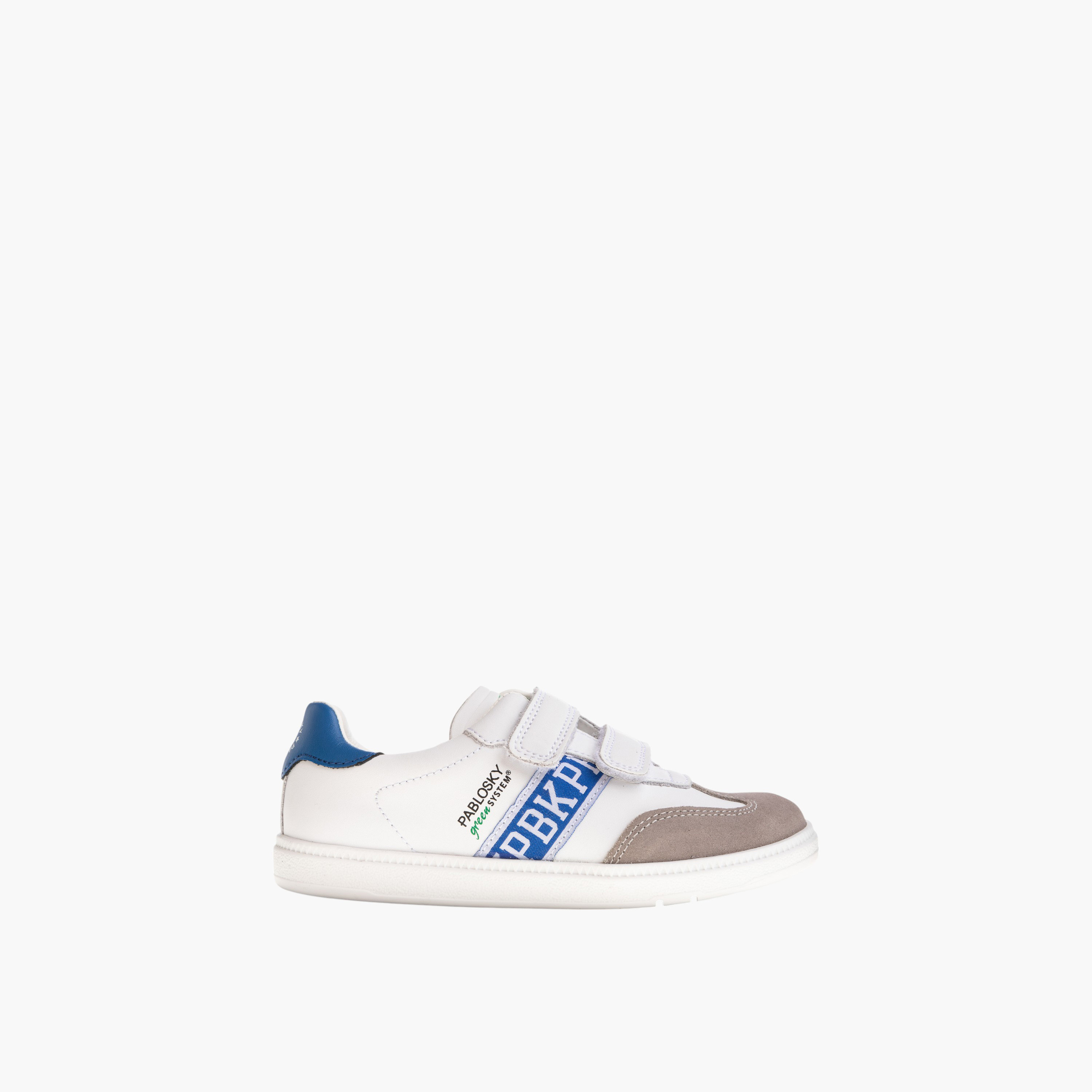 Pablosky Kids' Textured Sneakers with Hook and Loop Closure-boys-shoes-sneakers-image-2