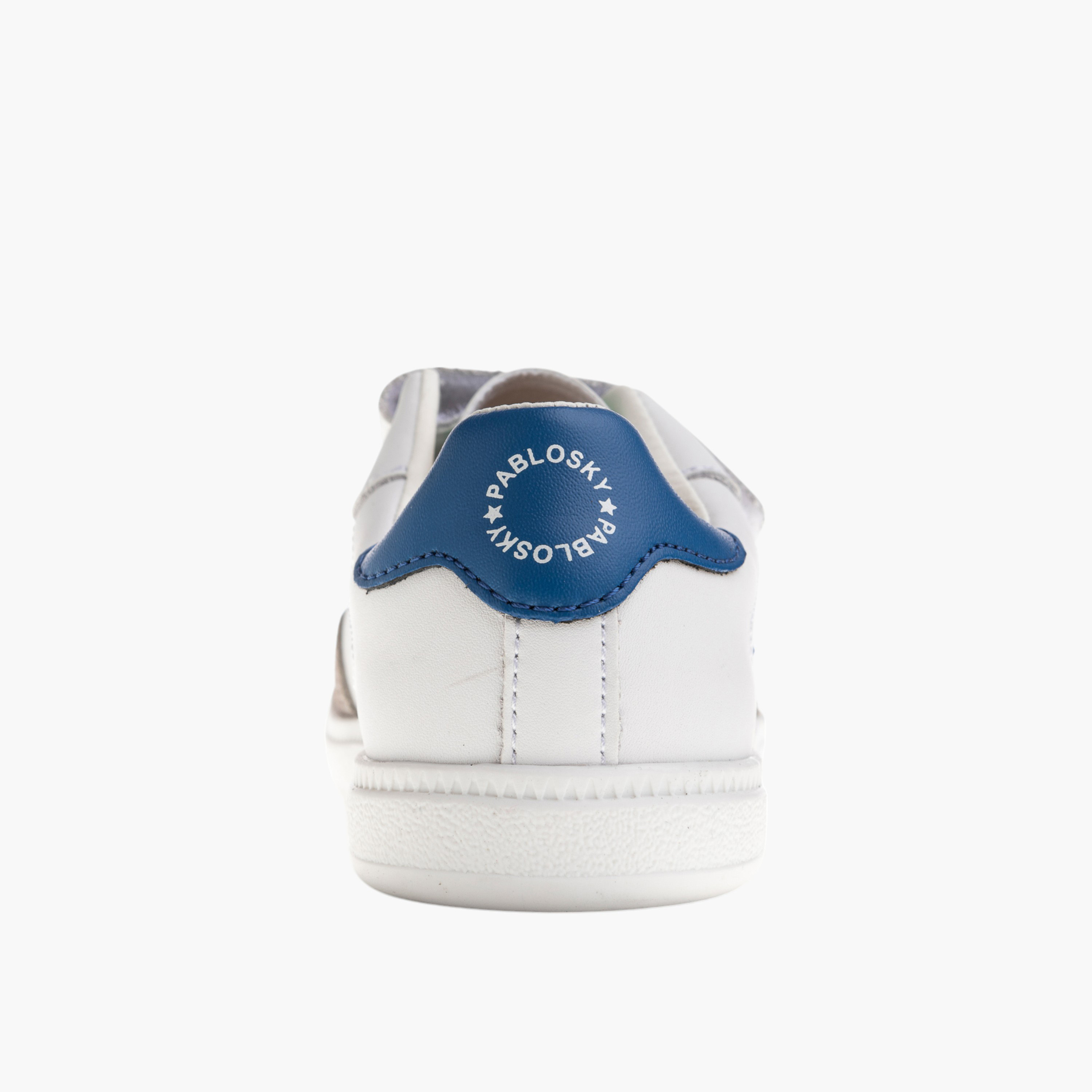 Pablosky Kids' Textured Sneakers with Hook and Loop Closure-boys-shoes-sneakers-image-3