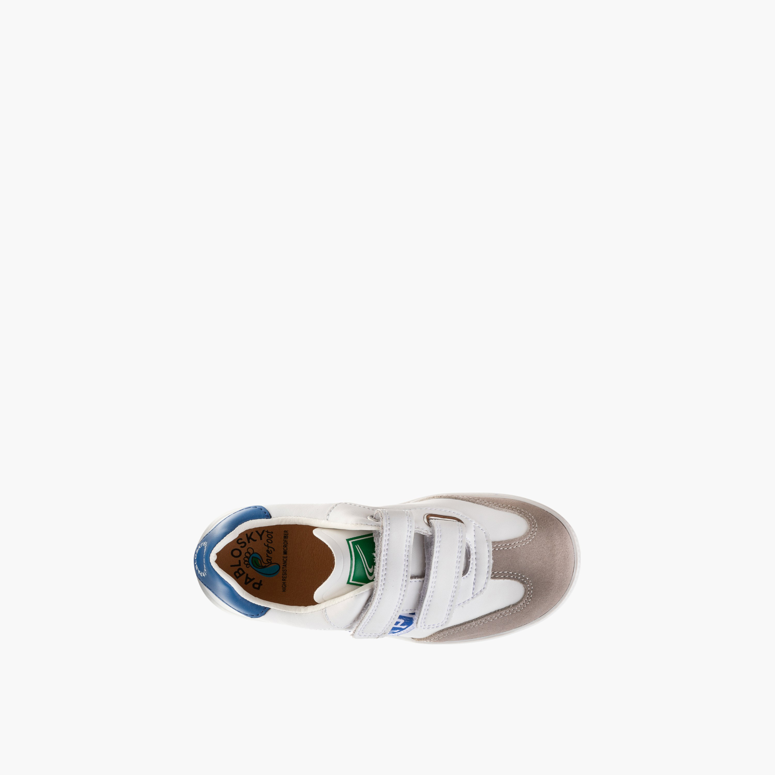 Pablosky Kids' Textured Sneakers with Hook and Loop Closure-boys-shoes-sneakers-image-4