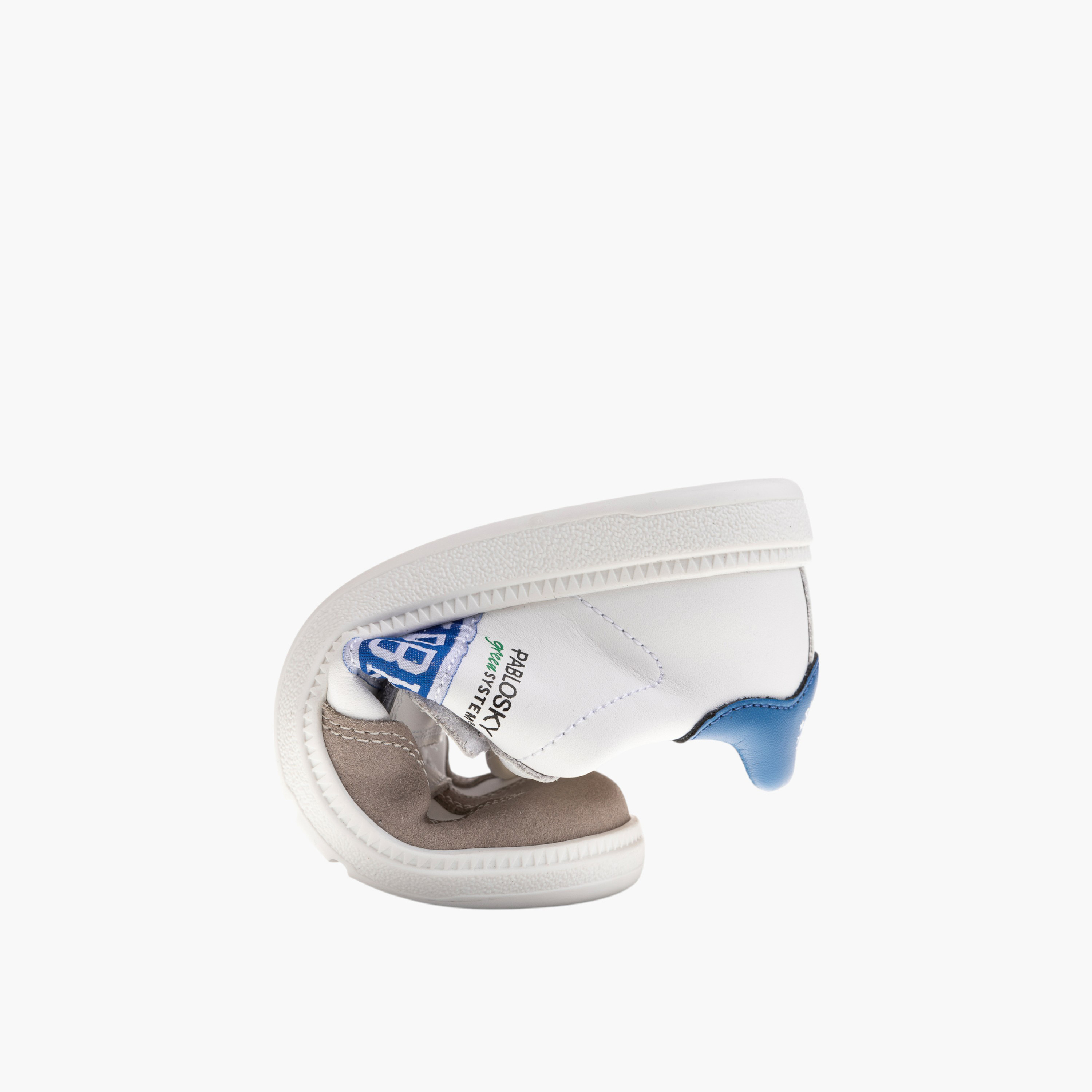 Pablosky Kids' Textured Sneakers with Hook and Loop Closure-boys-shoes-sneakers-image-6