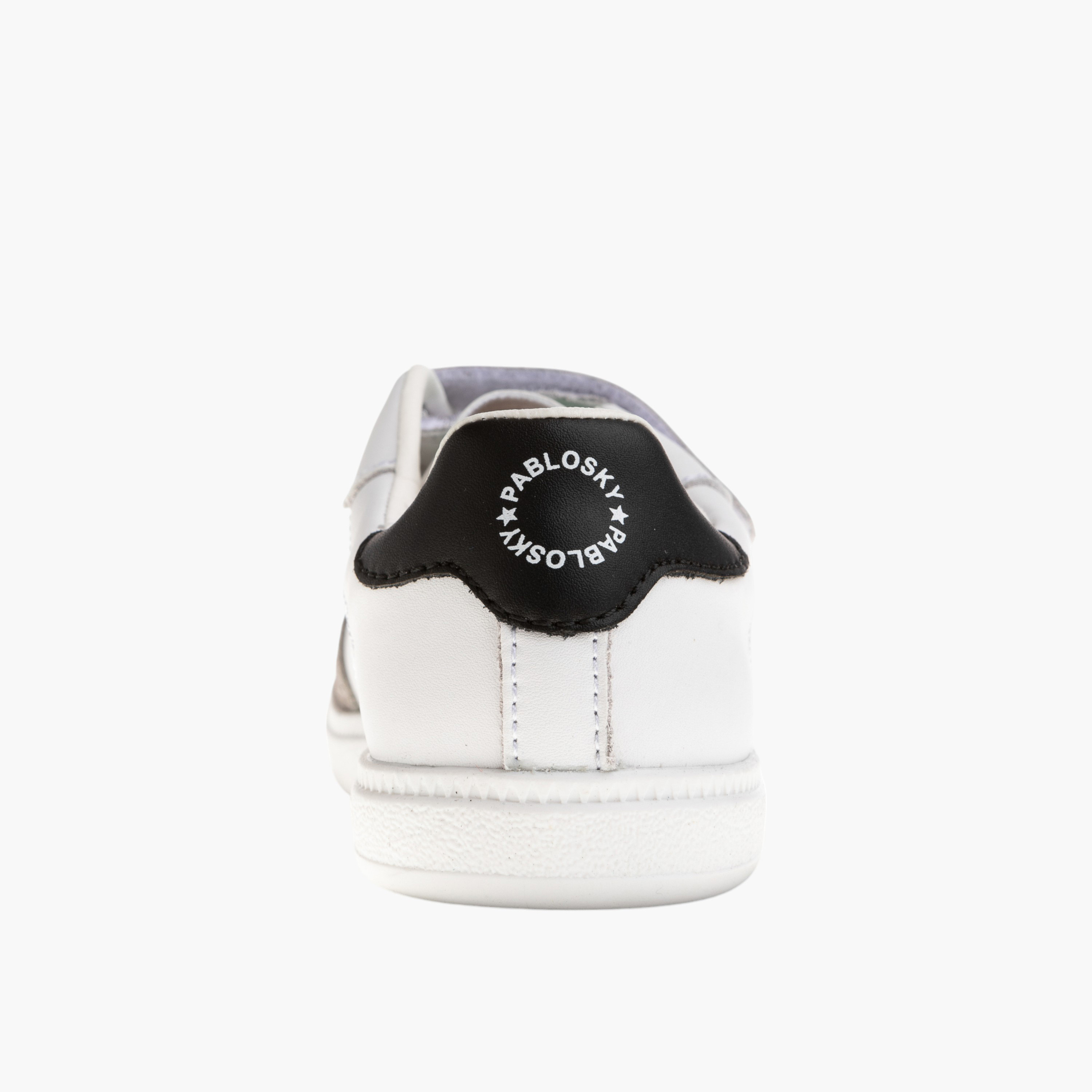 Pablosky Kids' Textured Sneakers with Hook and Loop Closure-boys-shoes-sneakers-image-3