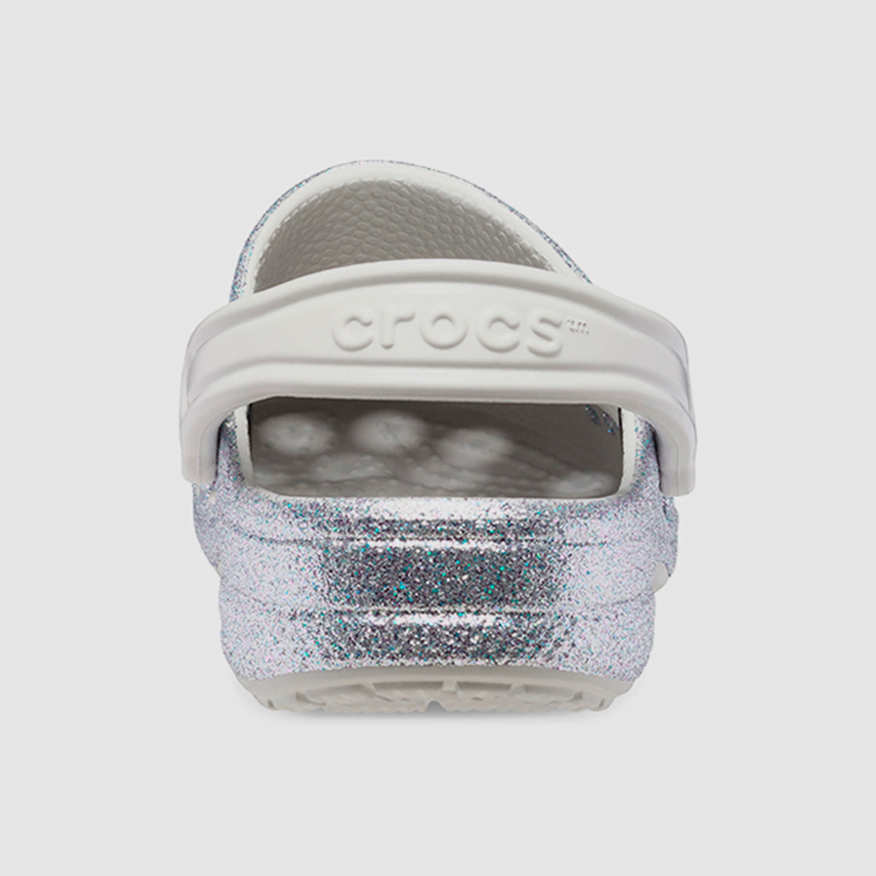 Baya glitter clog discount silver