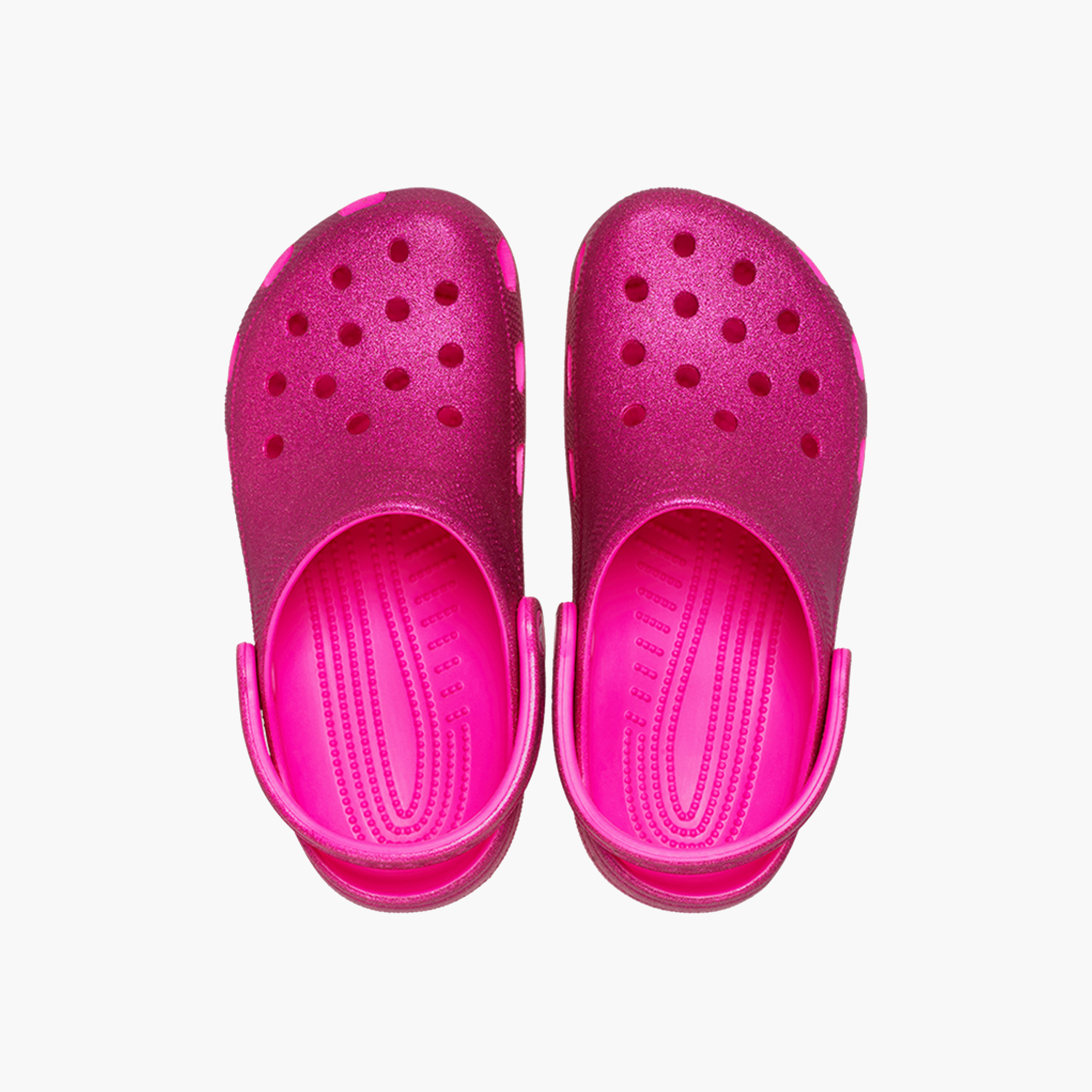 Crocs Women's Slip On Classic Glitter Clogs | 205942-6TW-women-shoes-sandals-flats-image-2