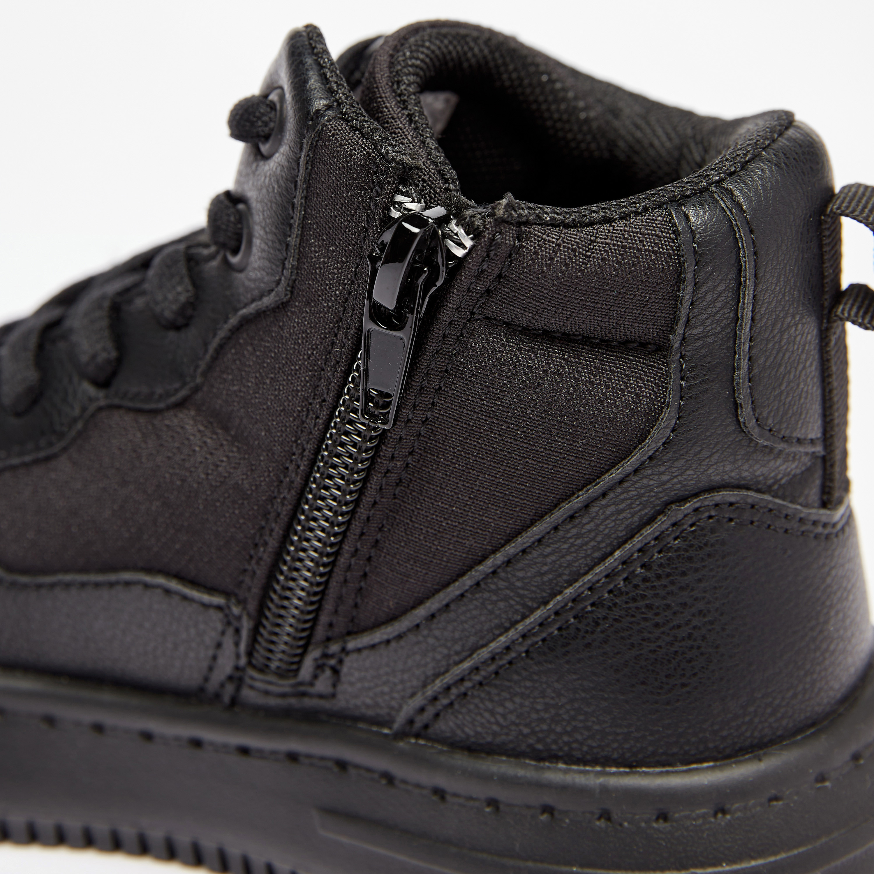 حذاء سنيكرز بكاحل مرتفع وسحاب إغلاق من مستر دوتشيني-boys-shoes-sneakers-image-10