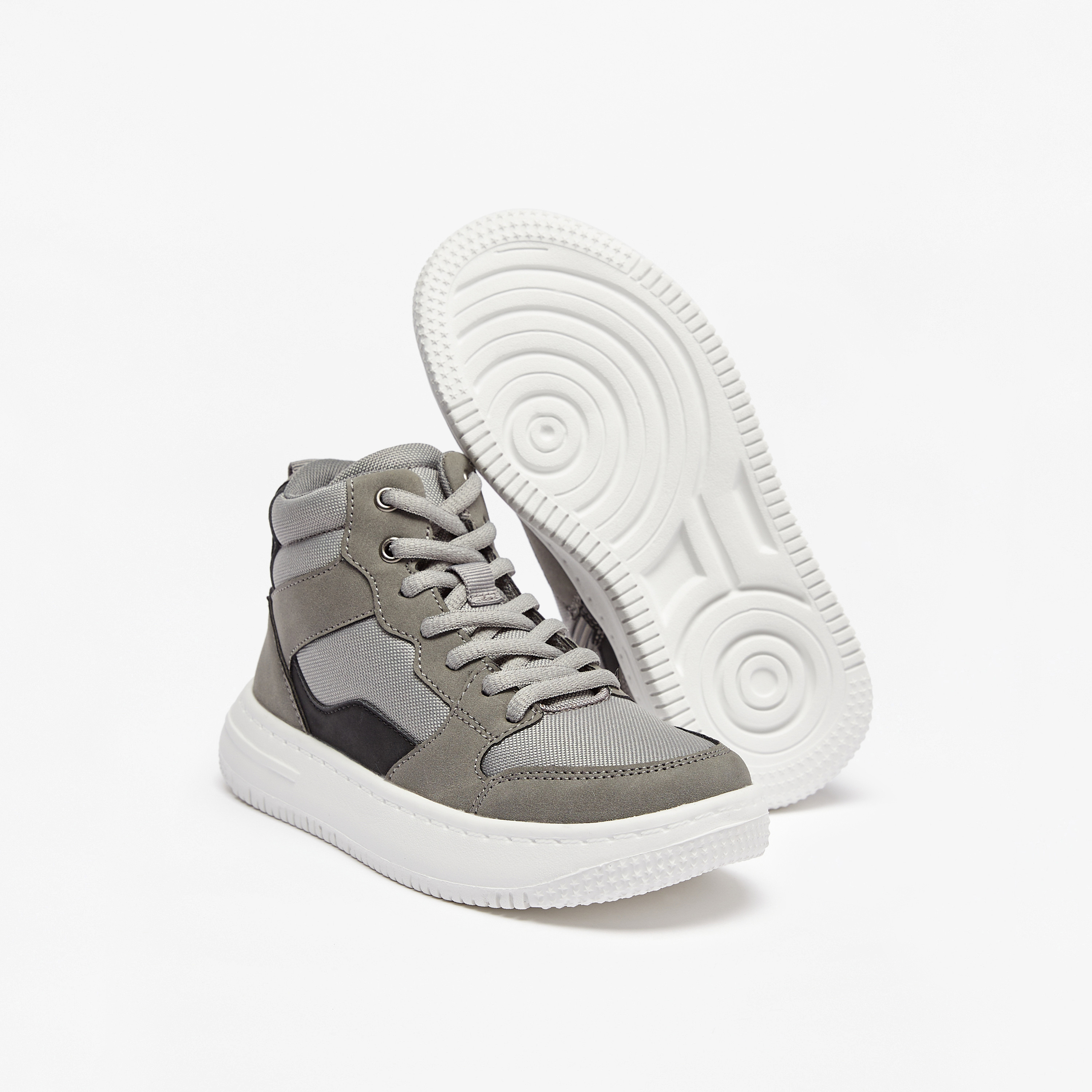حذاء سنيكرز بكاحل مرتفع وسحاب إغلاق من مستر دوتشيني-boys-shoes-sneakers-image-4