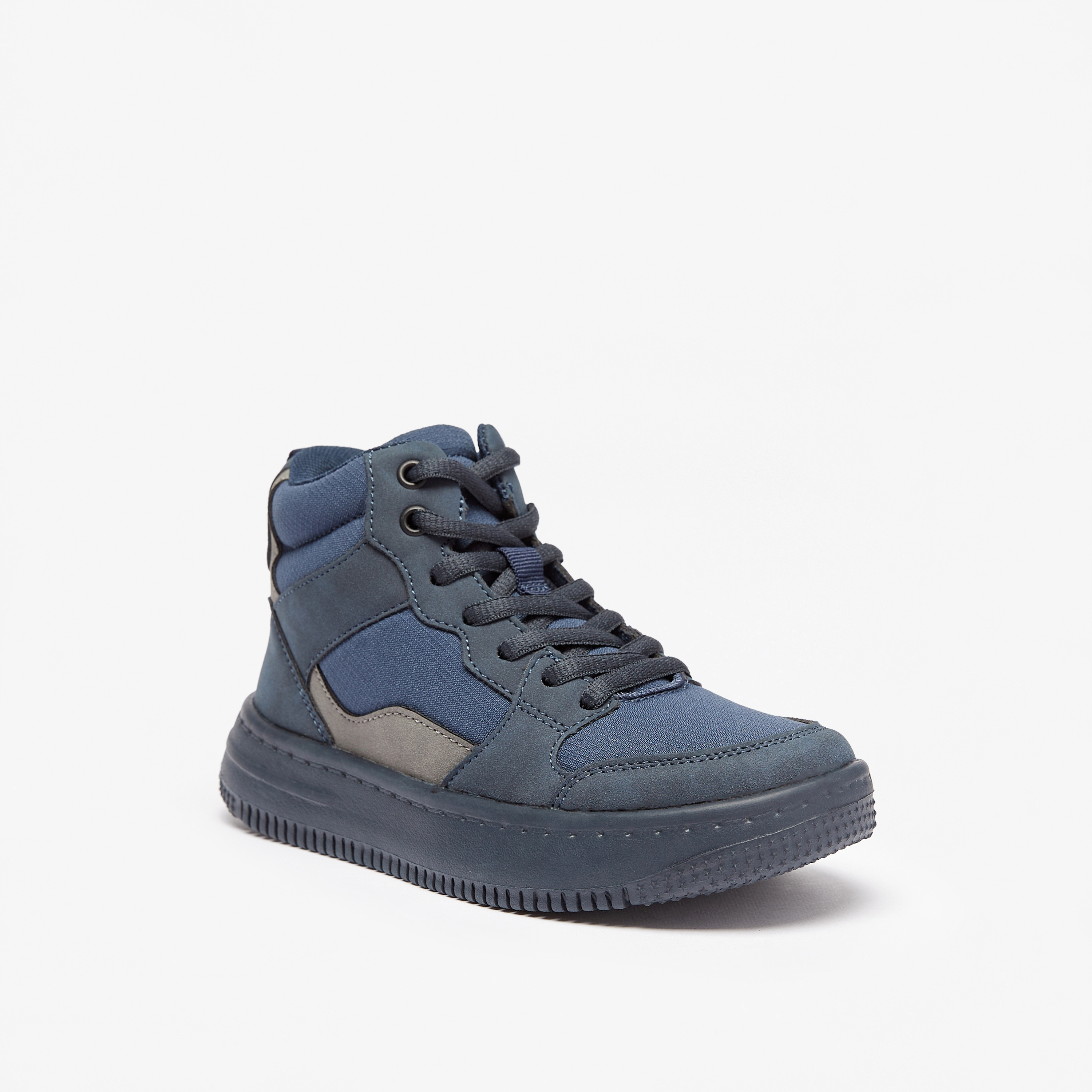 حذاء سنيكرز بكاحل مرتفع وسحاب إغلاق من مستر دوتشيني-boys-shoes-sneakers-image-11